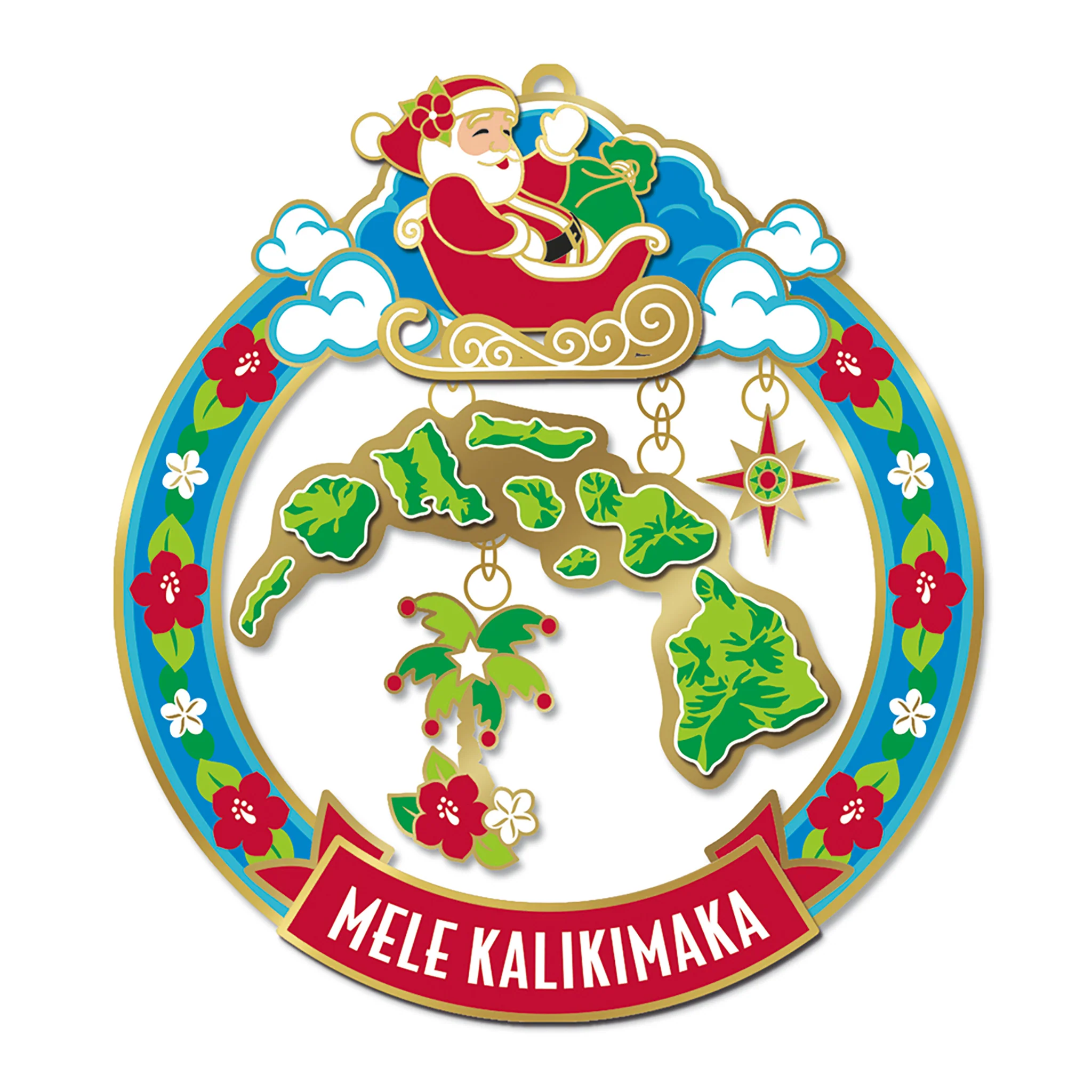 Island Treasures Metal Ornaments - Image 5