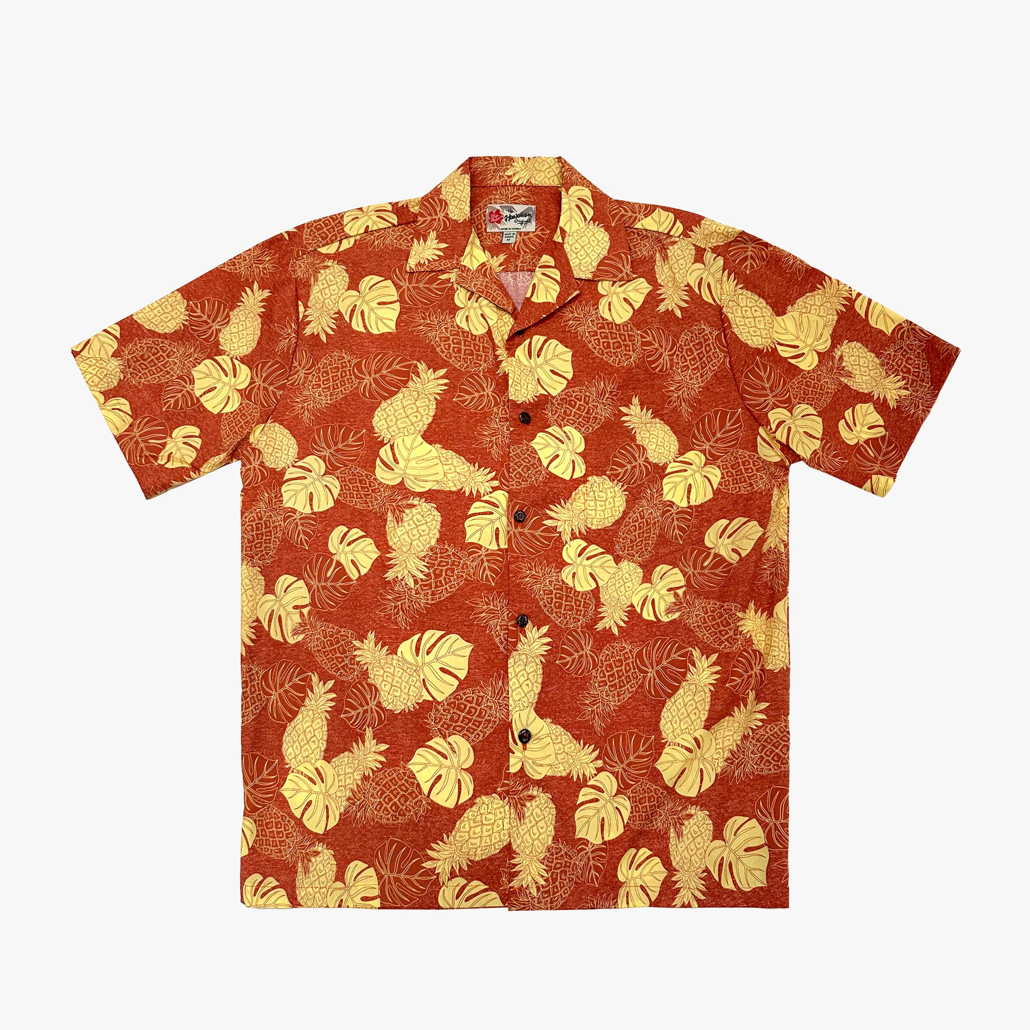 Monstera & Pineapple Aloha Shirt - Image 4
