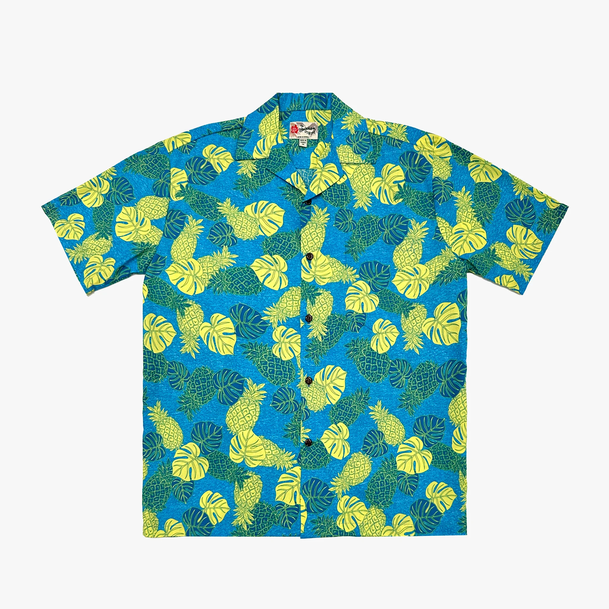 Monstera & Pineapple Aloha Shirt - Image 6