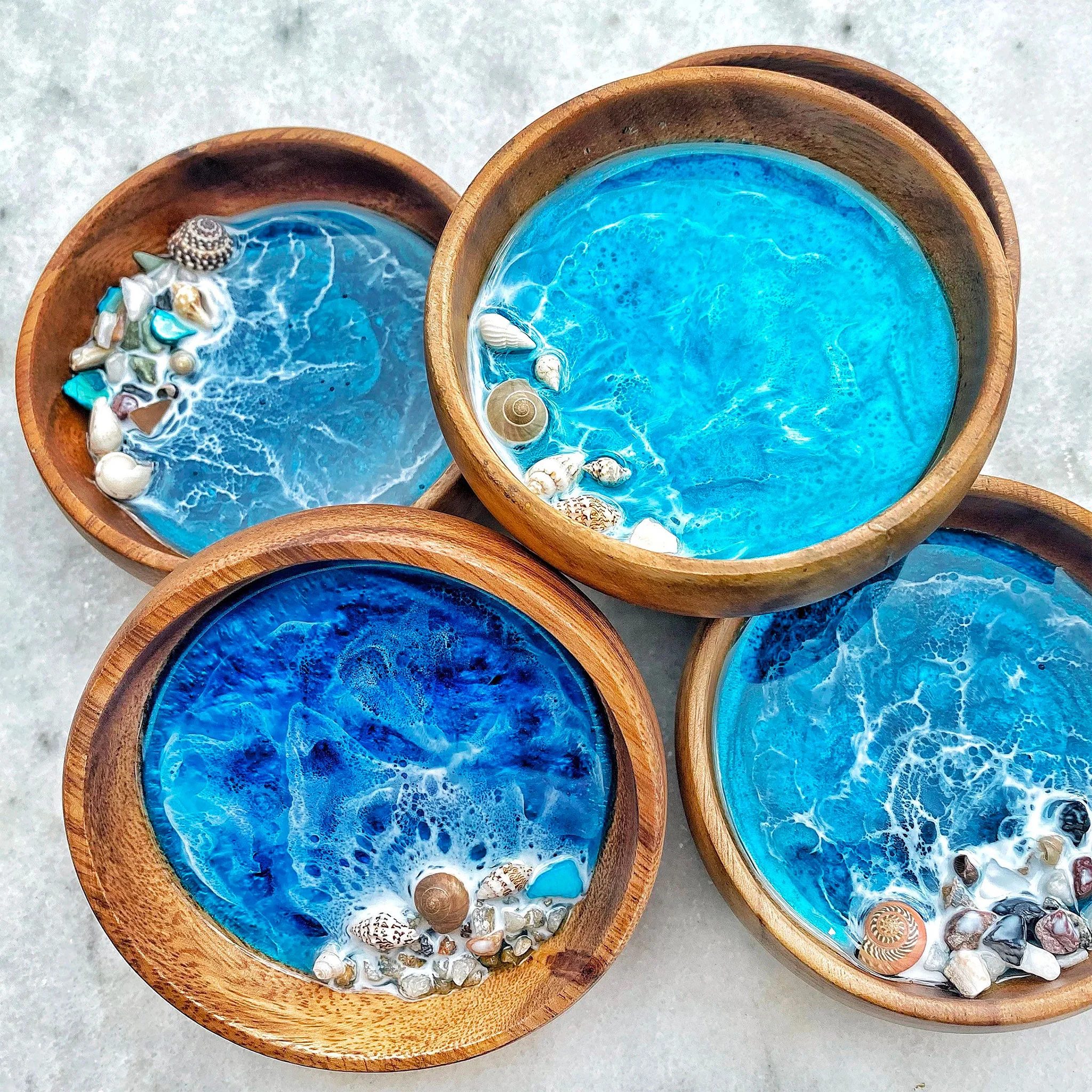 Round Ocean Jewelry Dish - Image 2