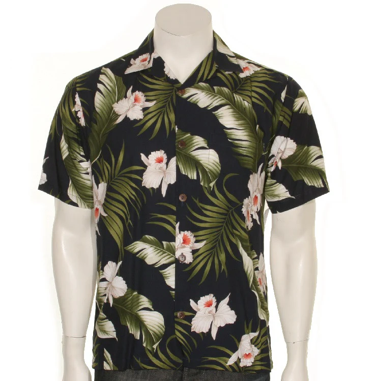Orchid Floral Aloha Shirt - Image 4