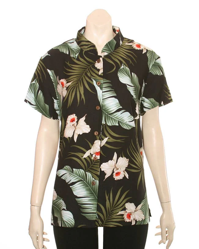 Orchid Mandarin Blouse - Image 4