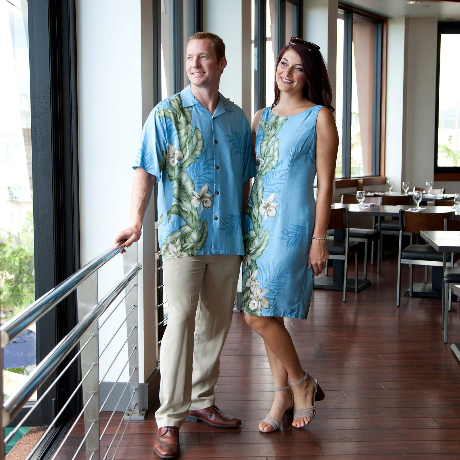 Orchid Panel Aloha Shirt - Image 6