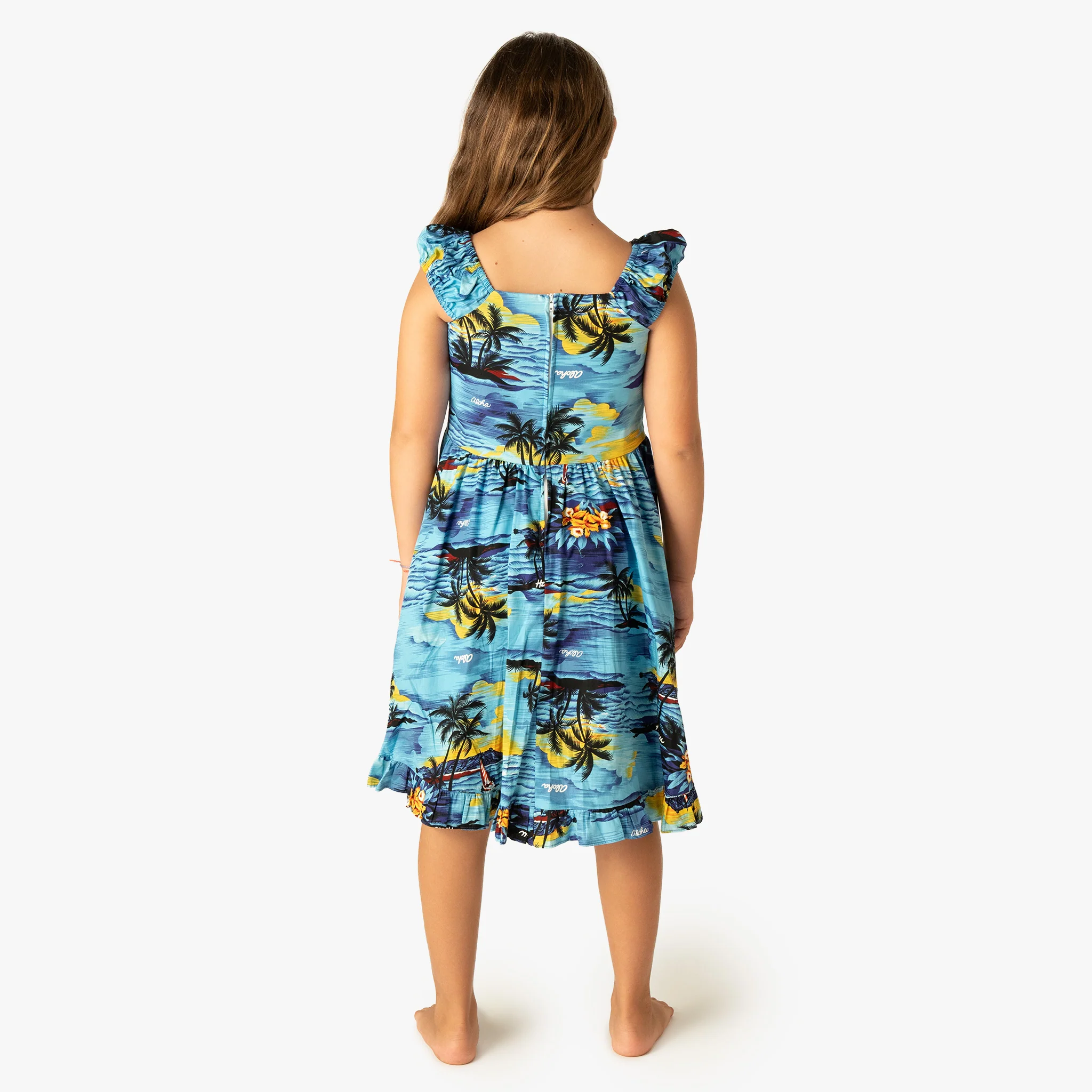 Palm Tree Girls Sundress - Image 4