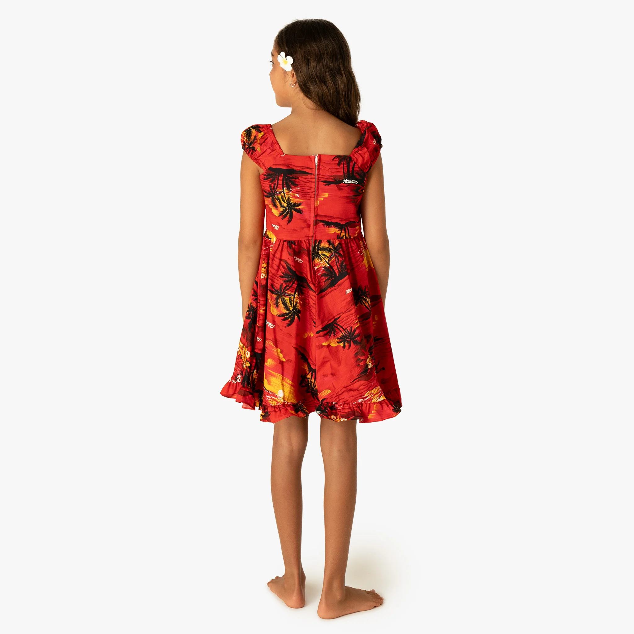 Palm Tree Girls Sundress - Image 9