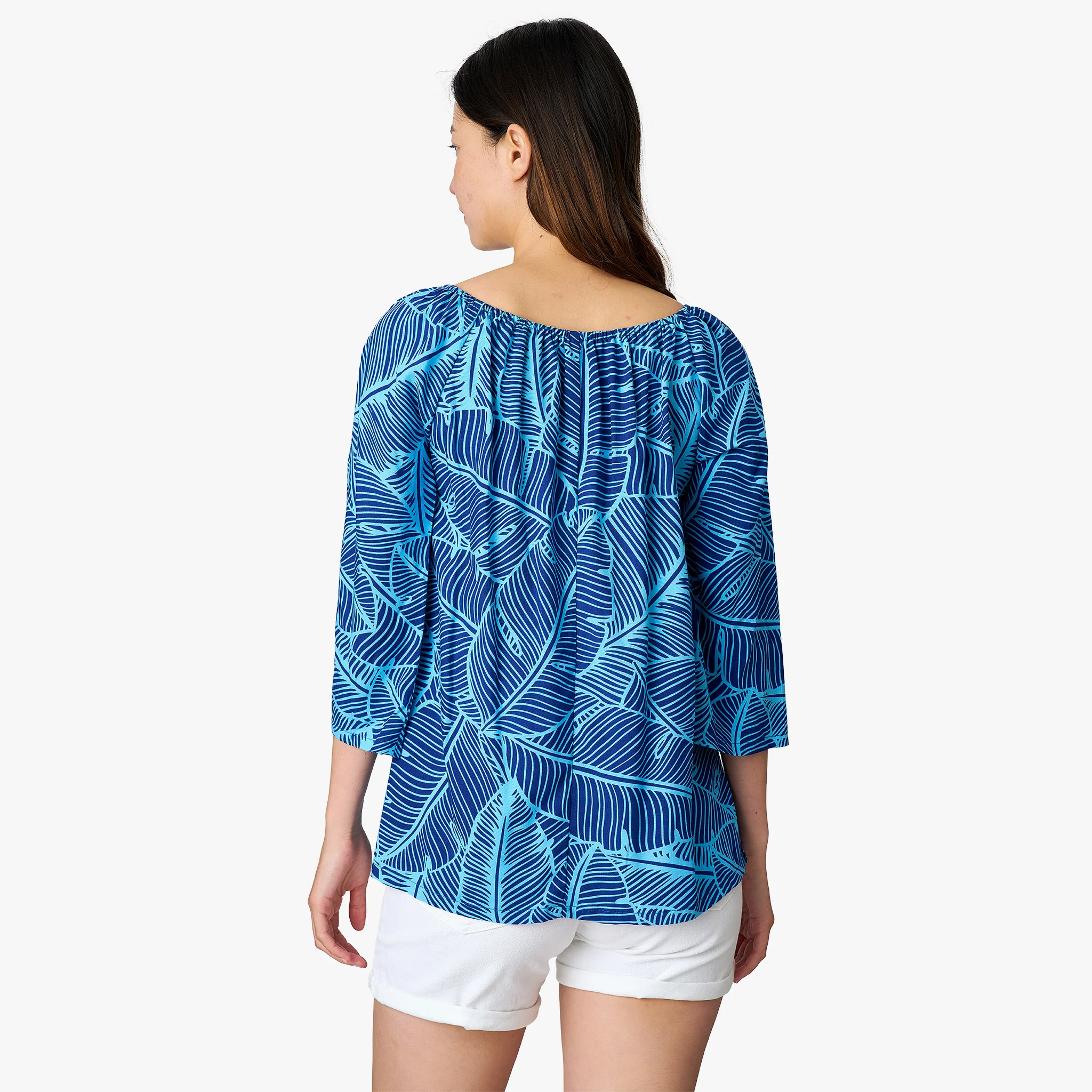 Banana Leaf Peasant Top - Image 11