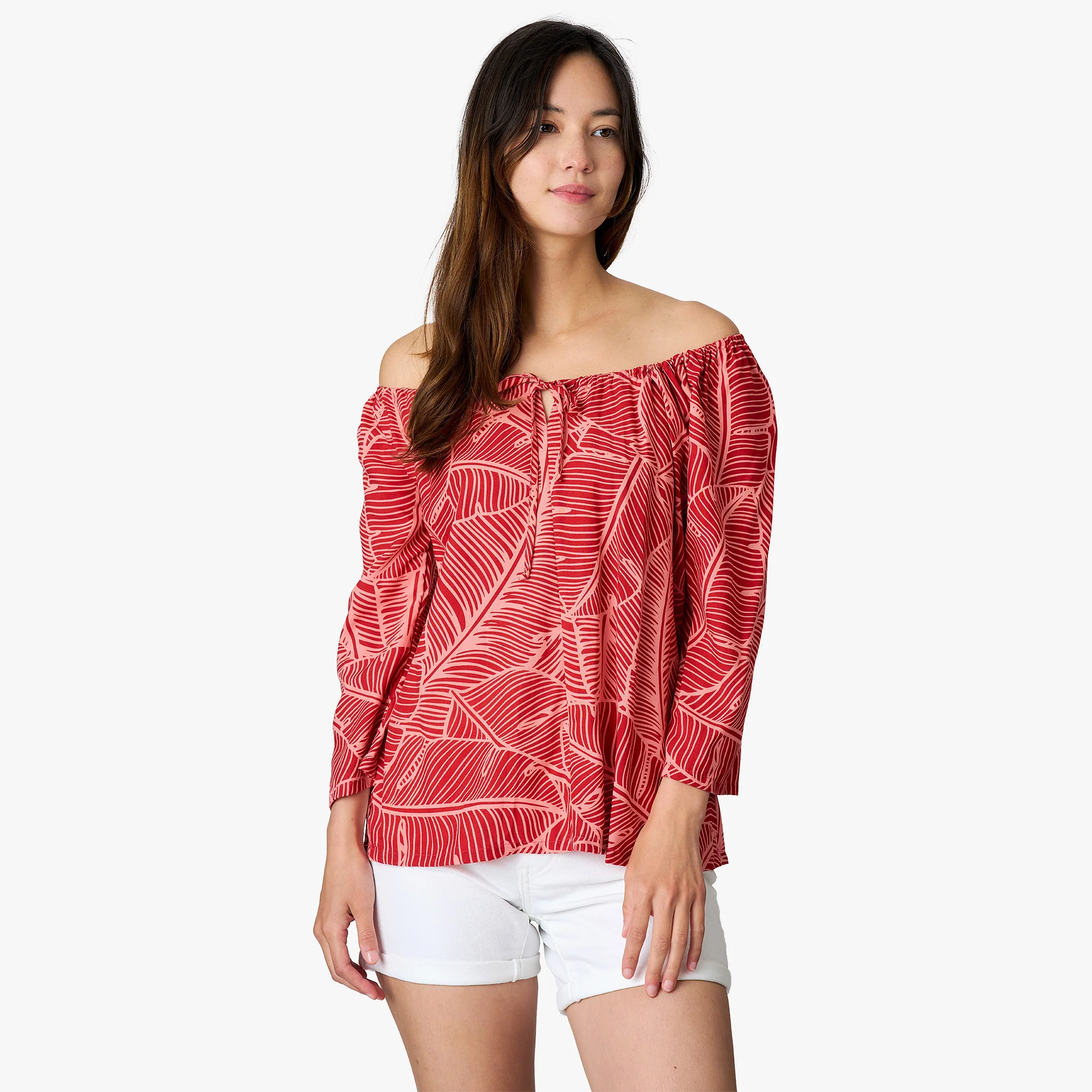 Banana Leaf Peasant Top - Image 5