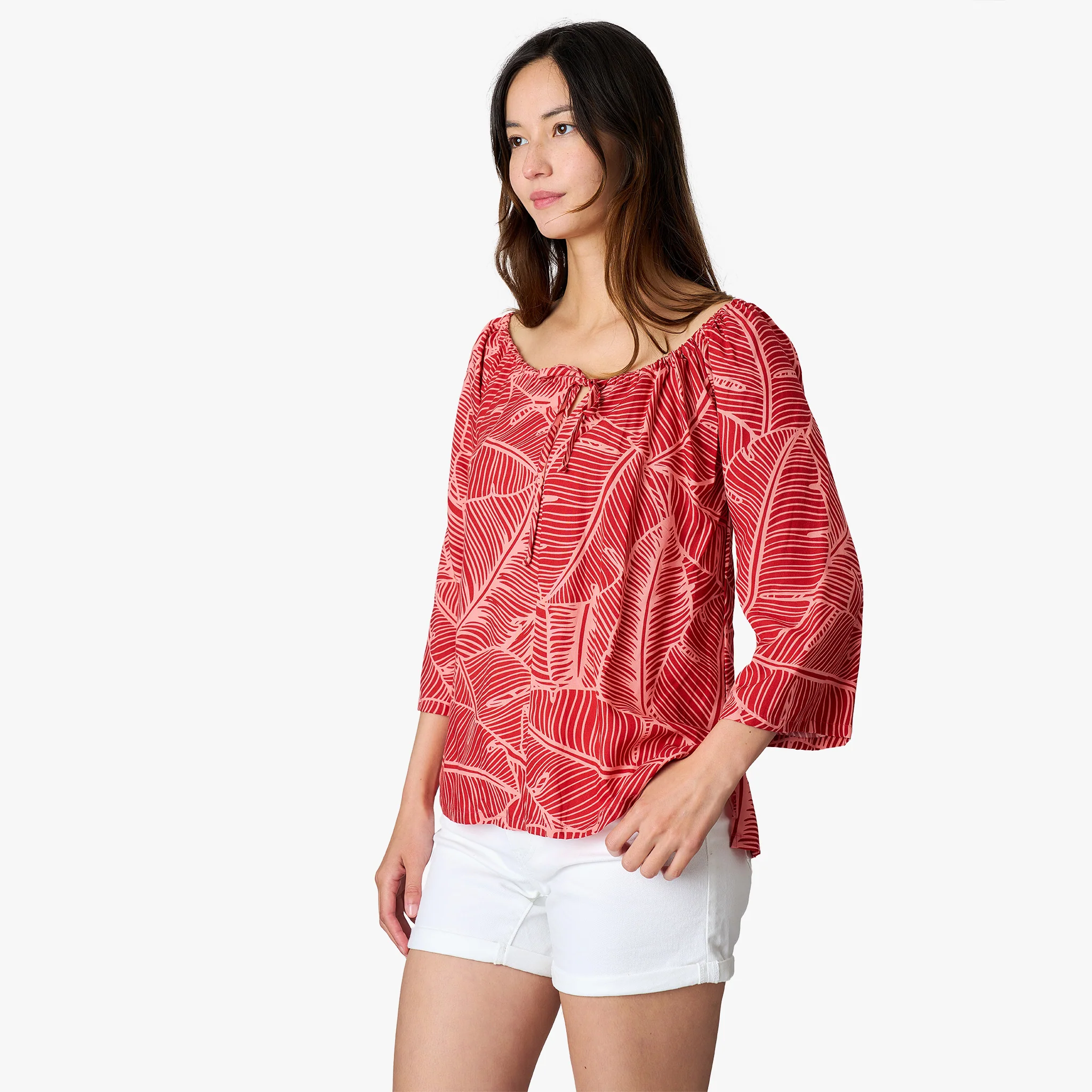 Banana Leaf Peasant Top - Image 6