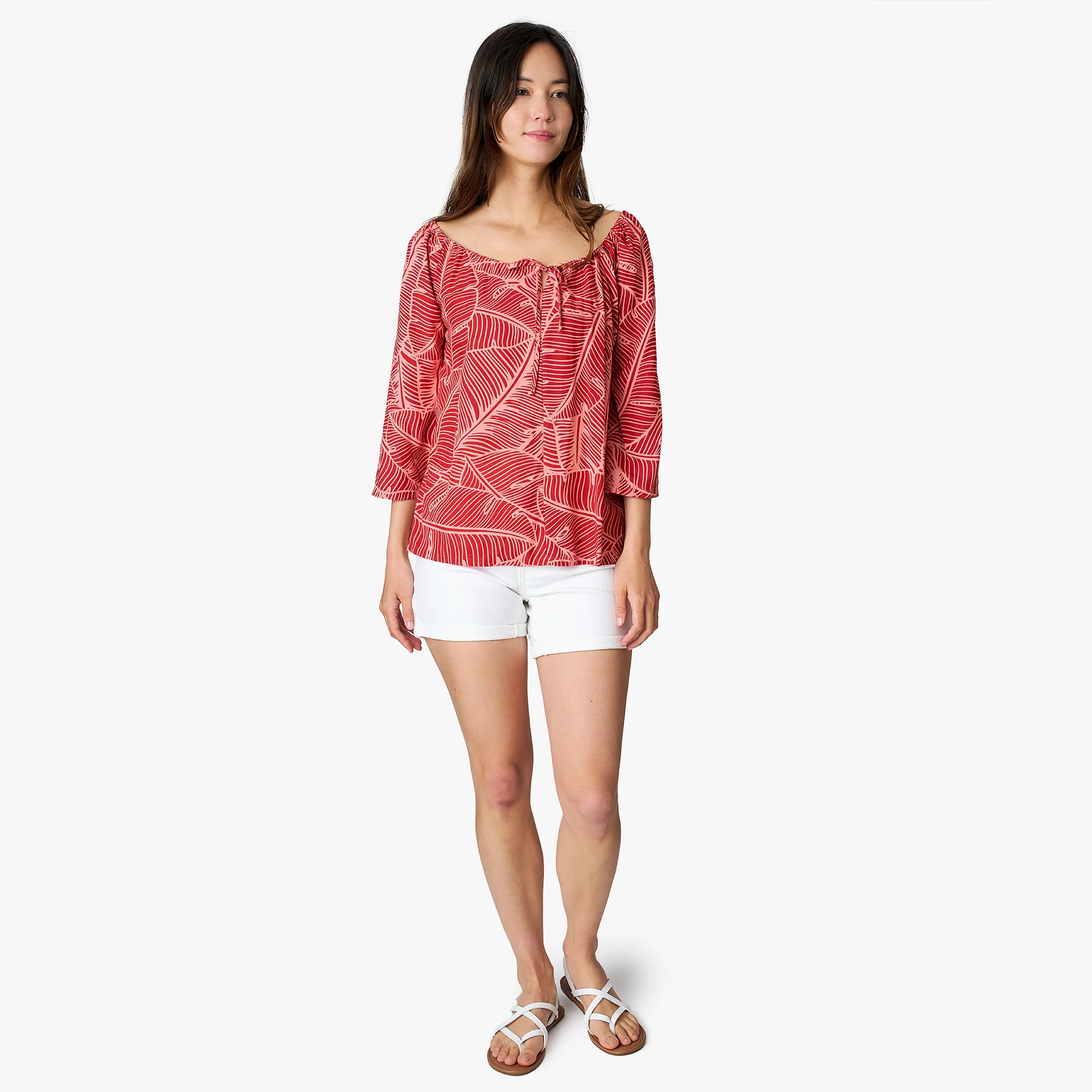 Banana Leaf Peasant Top - Image 8