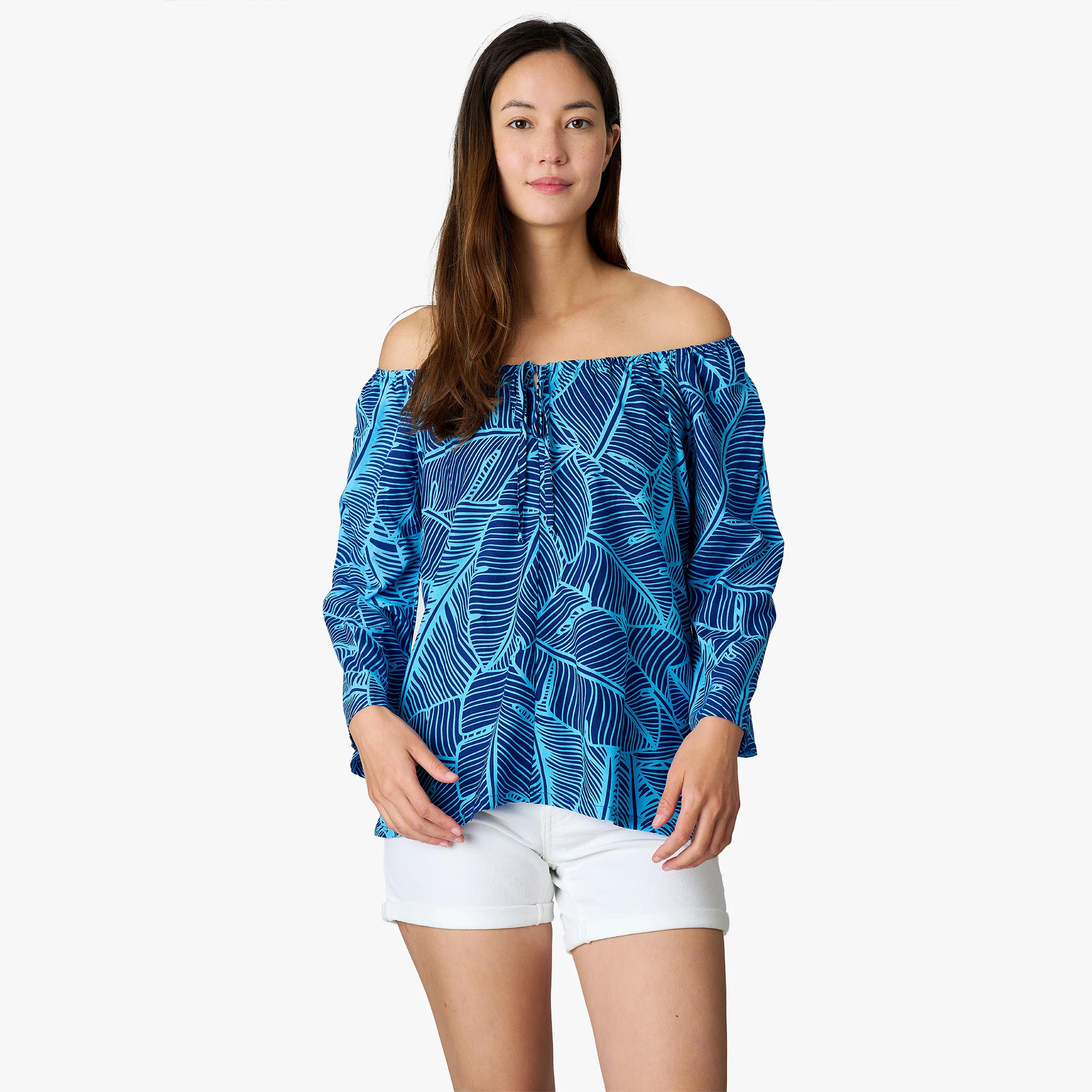Banana Leaf Peasant Top - Image 9