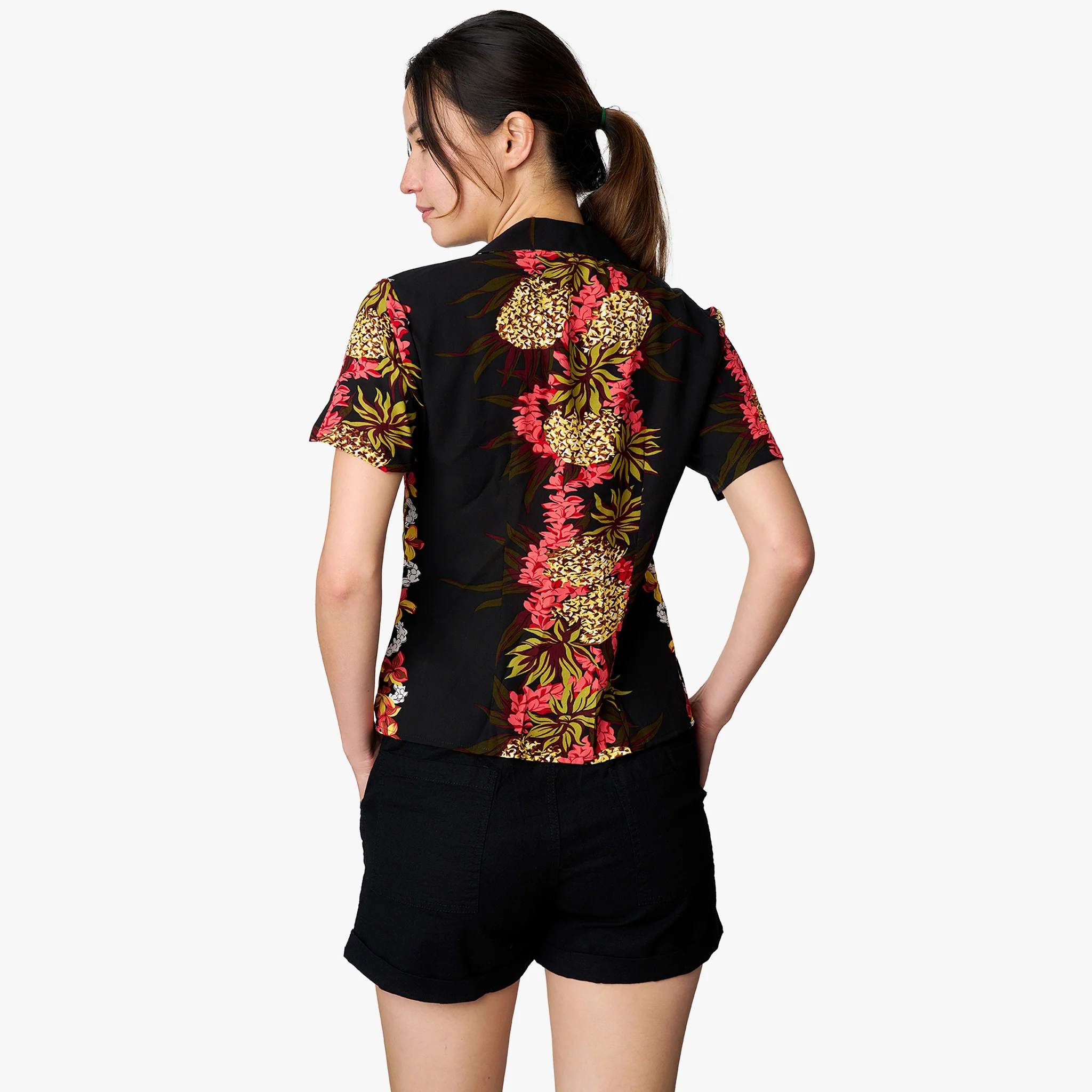 Pineapple Panel Camp Blouse - Image 3