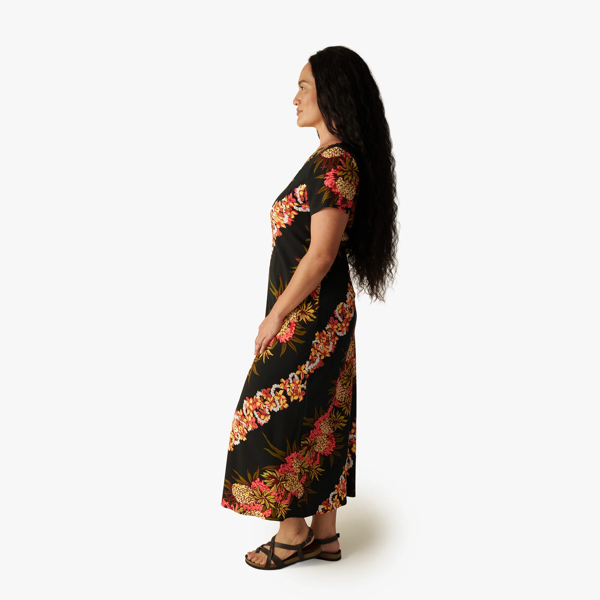 Pineapple Panel Long Dress - Image 2