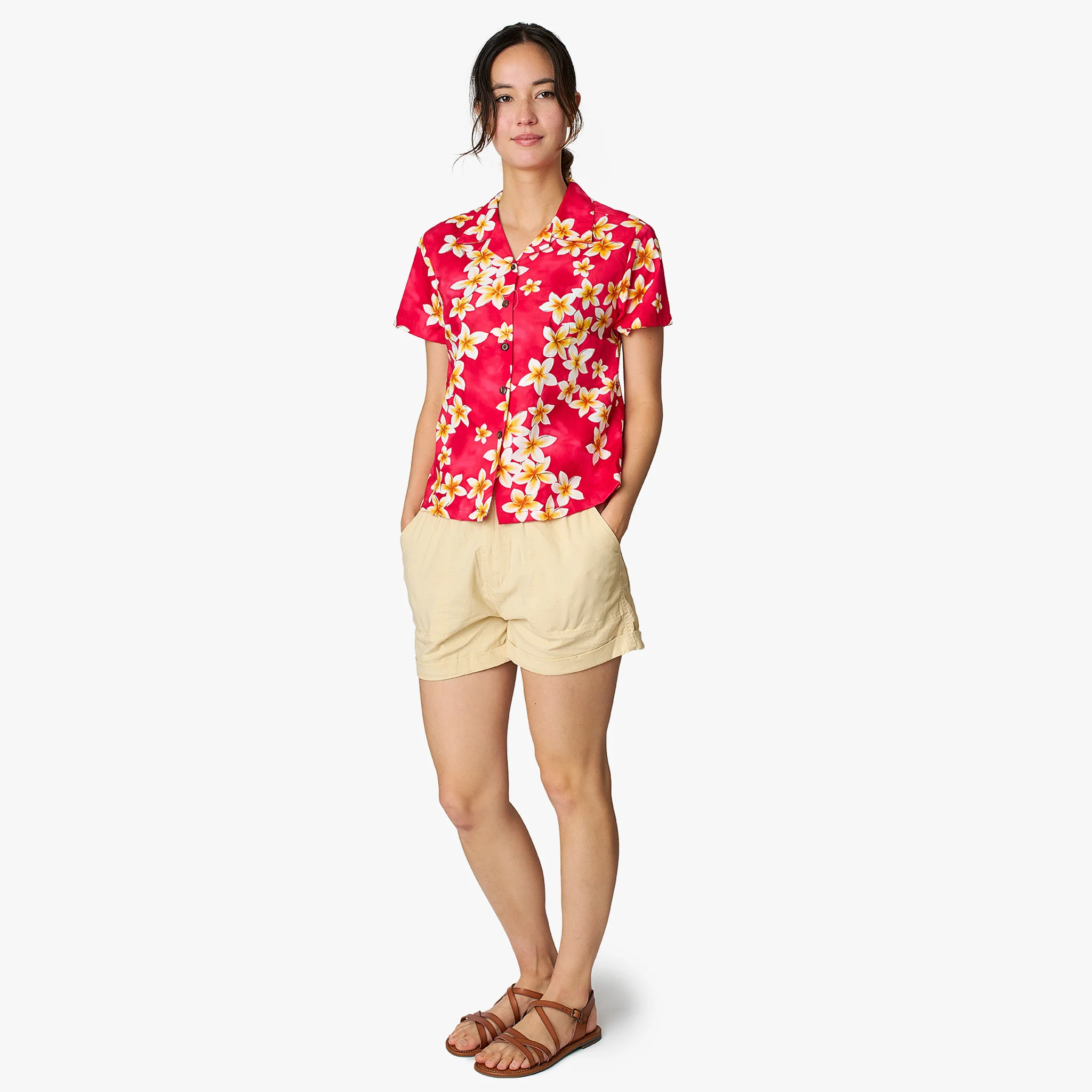 Plumeria Camp Blouse - Image 3