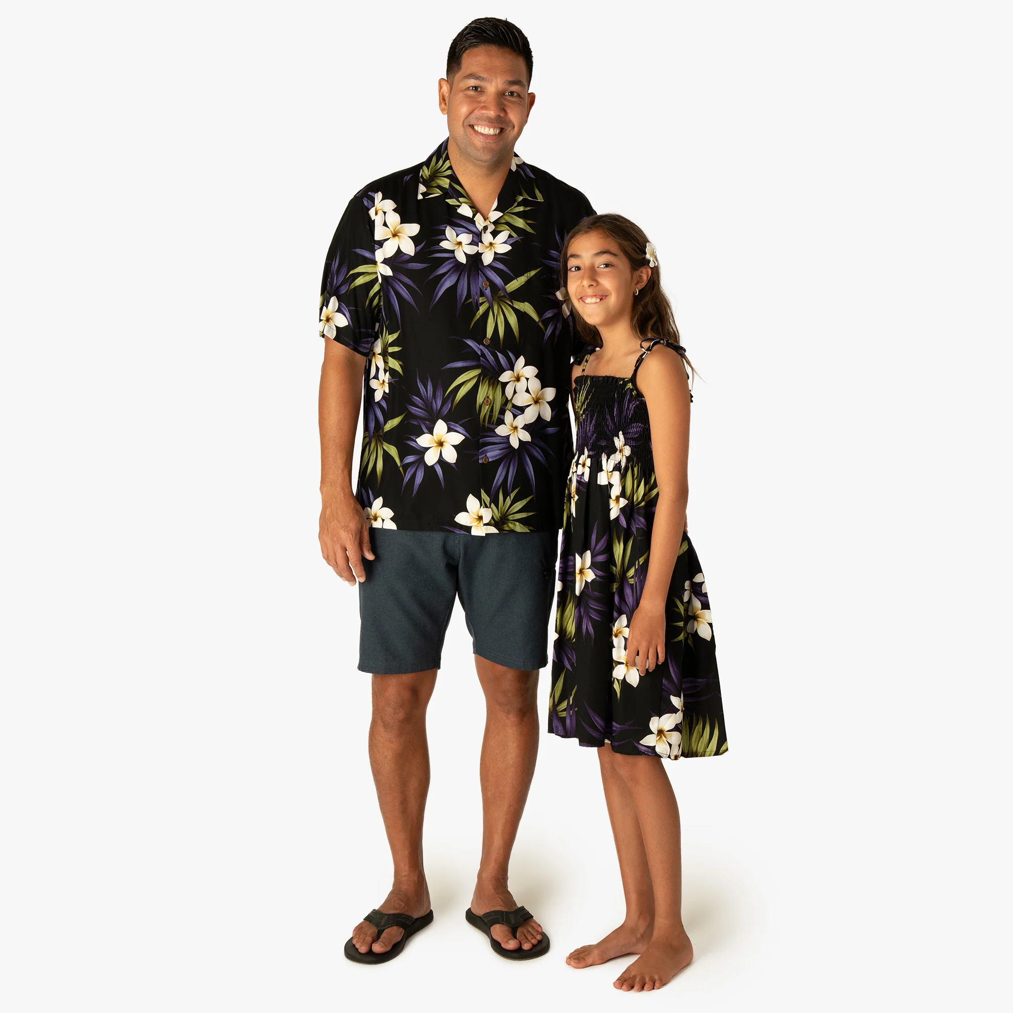 Plumeria Cluster Aloha Shirt - Image 5