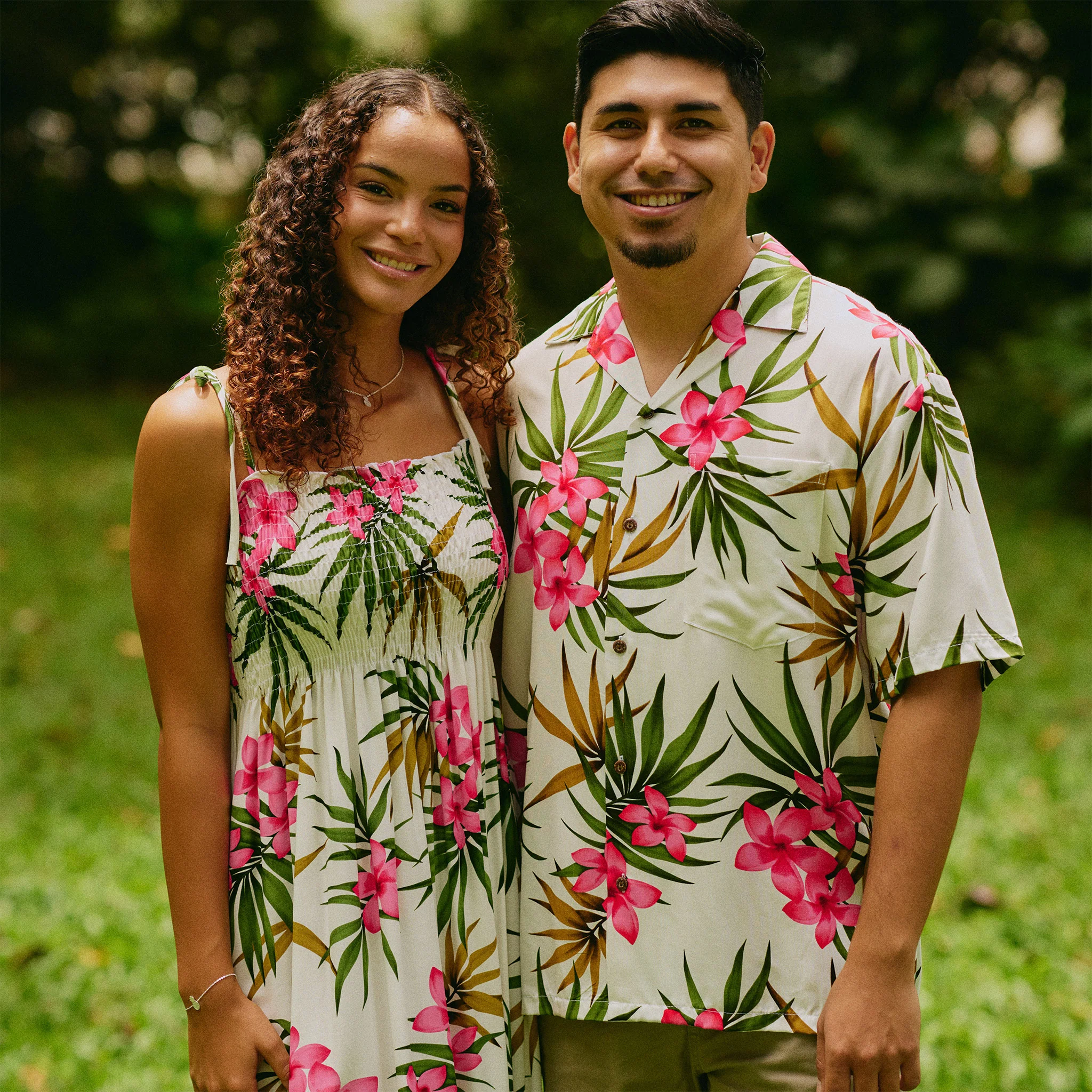 Plumeria Cluster Aloha Shirt - Image 8