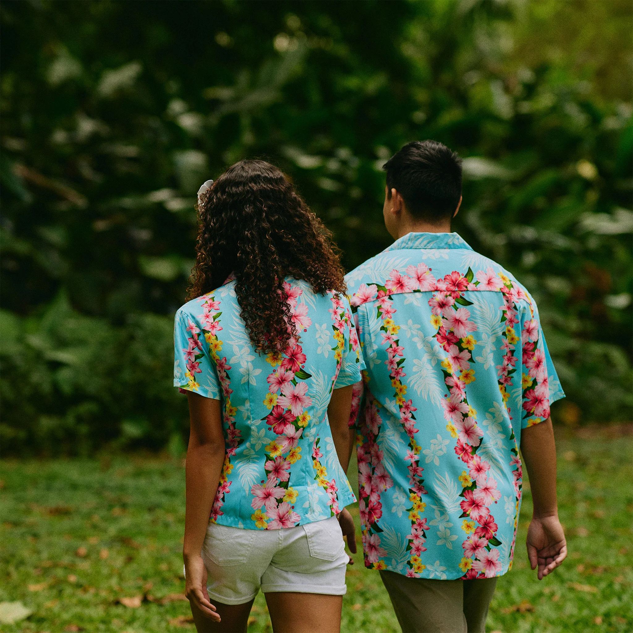 Plumeria Panel Aloha Shirt - Image 3
