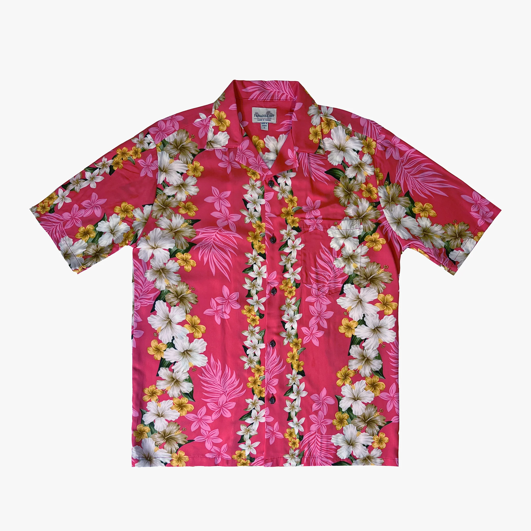 Plumeria Panel Aloha Shirt - Image 6