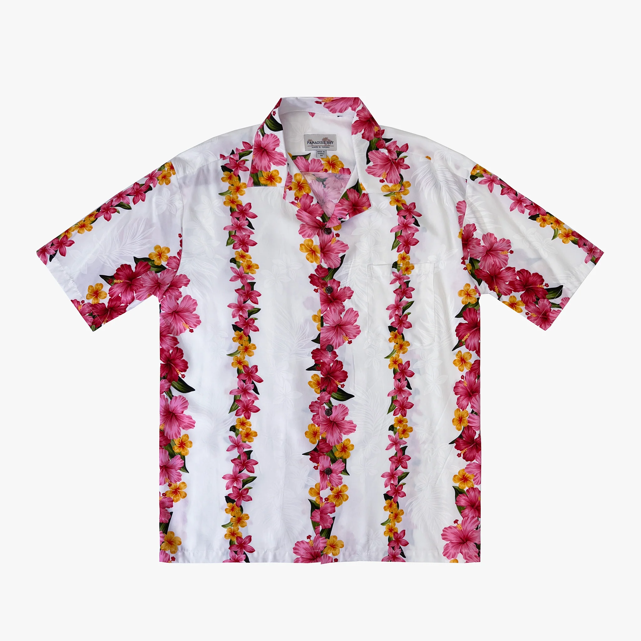 Plumeria Panel Aloha Shirt - Image 8