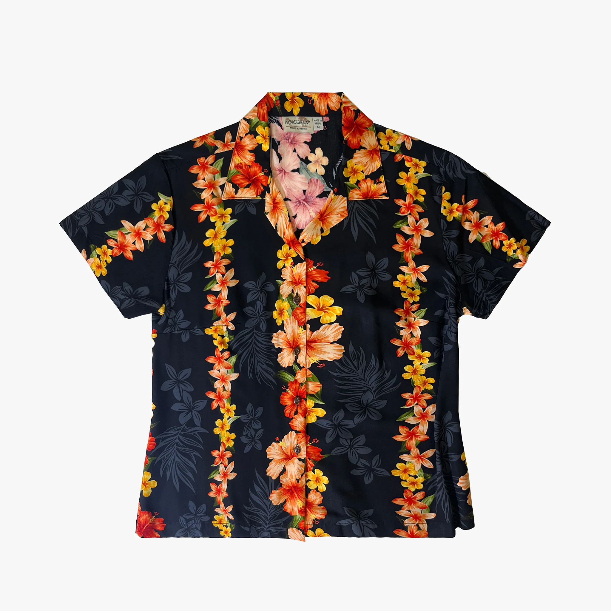 Plumeria Panel Camp Blouse - Image 11