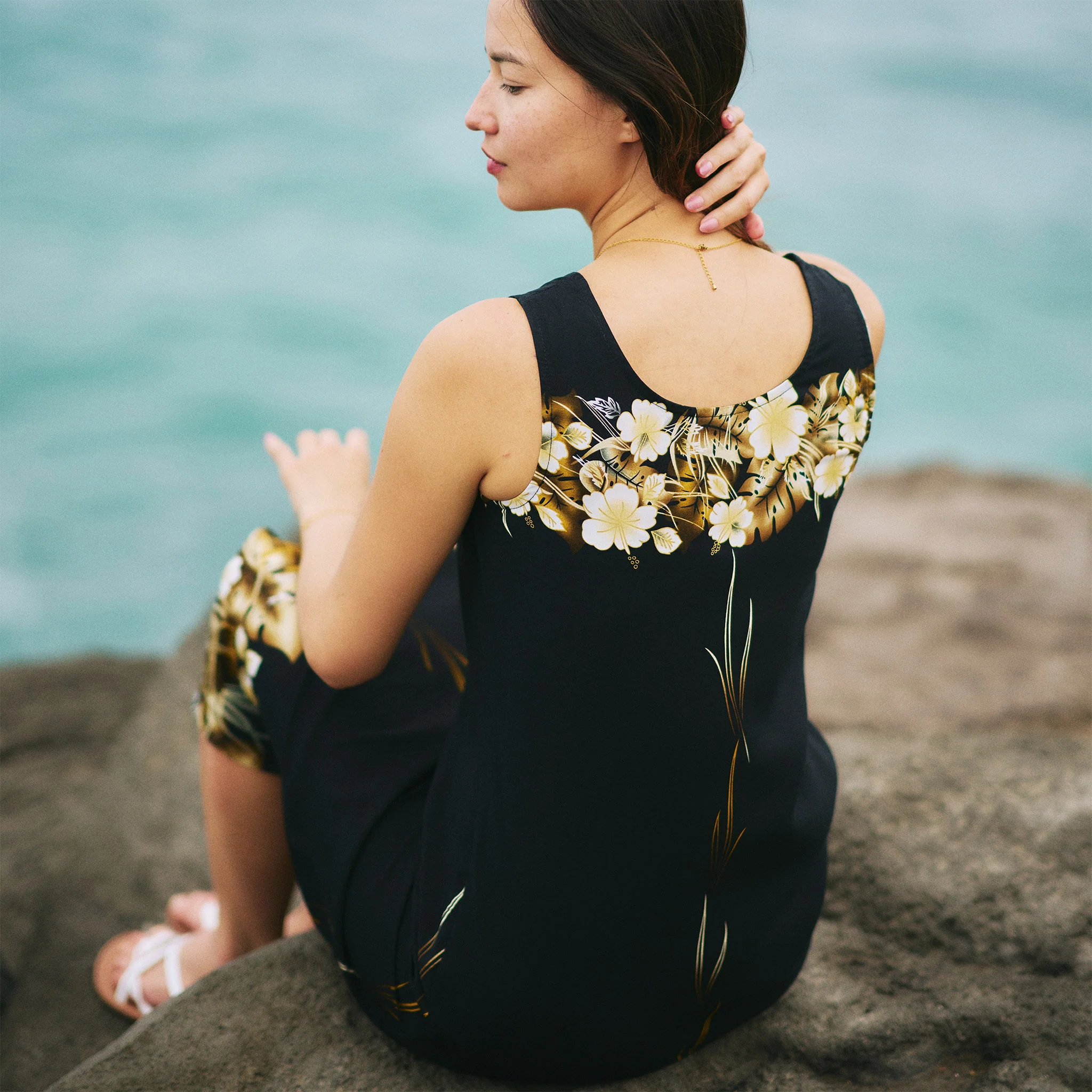 Poplin Border Dress - Image 4