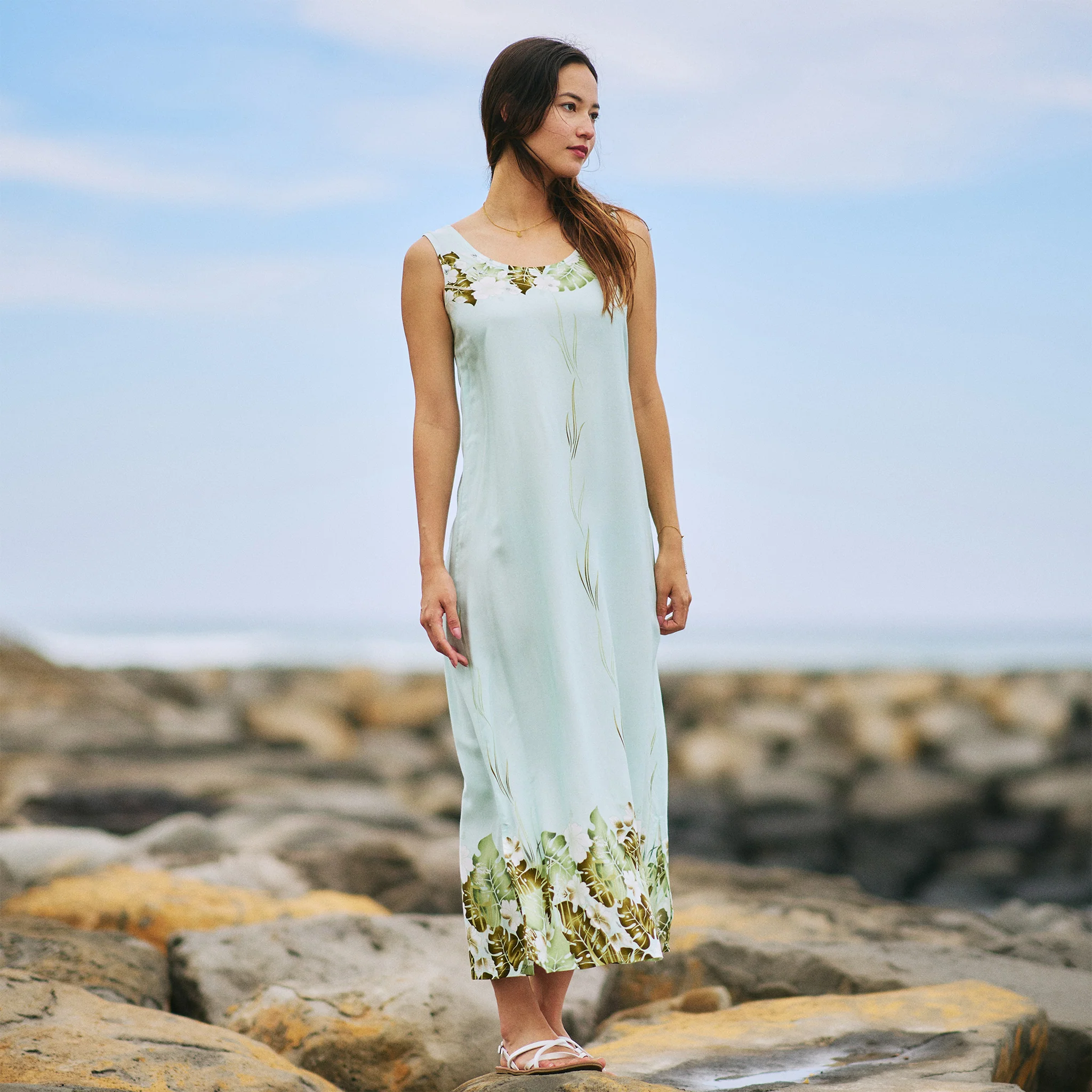 Poplin Border Dress - Image 8
