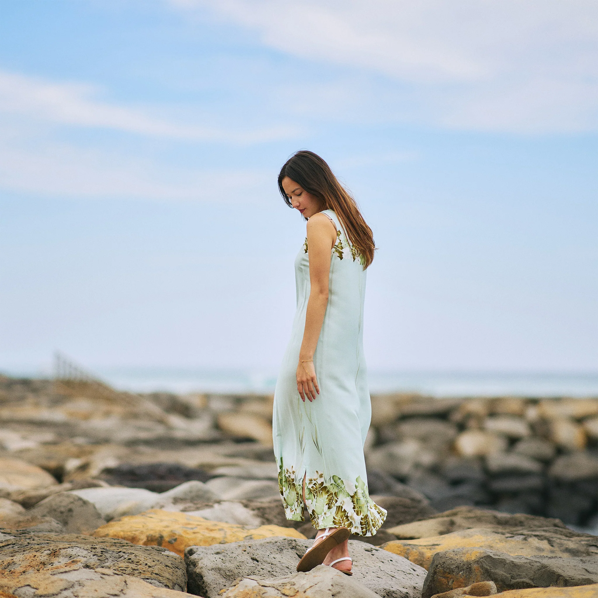 Poplin Border Dress - Image 9