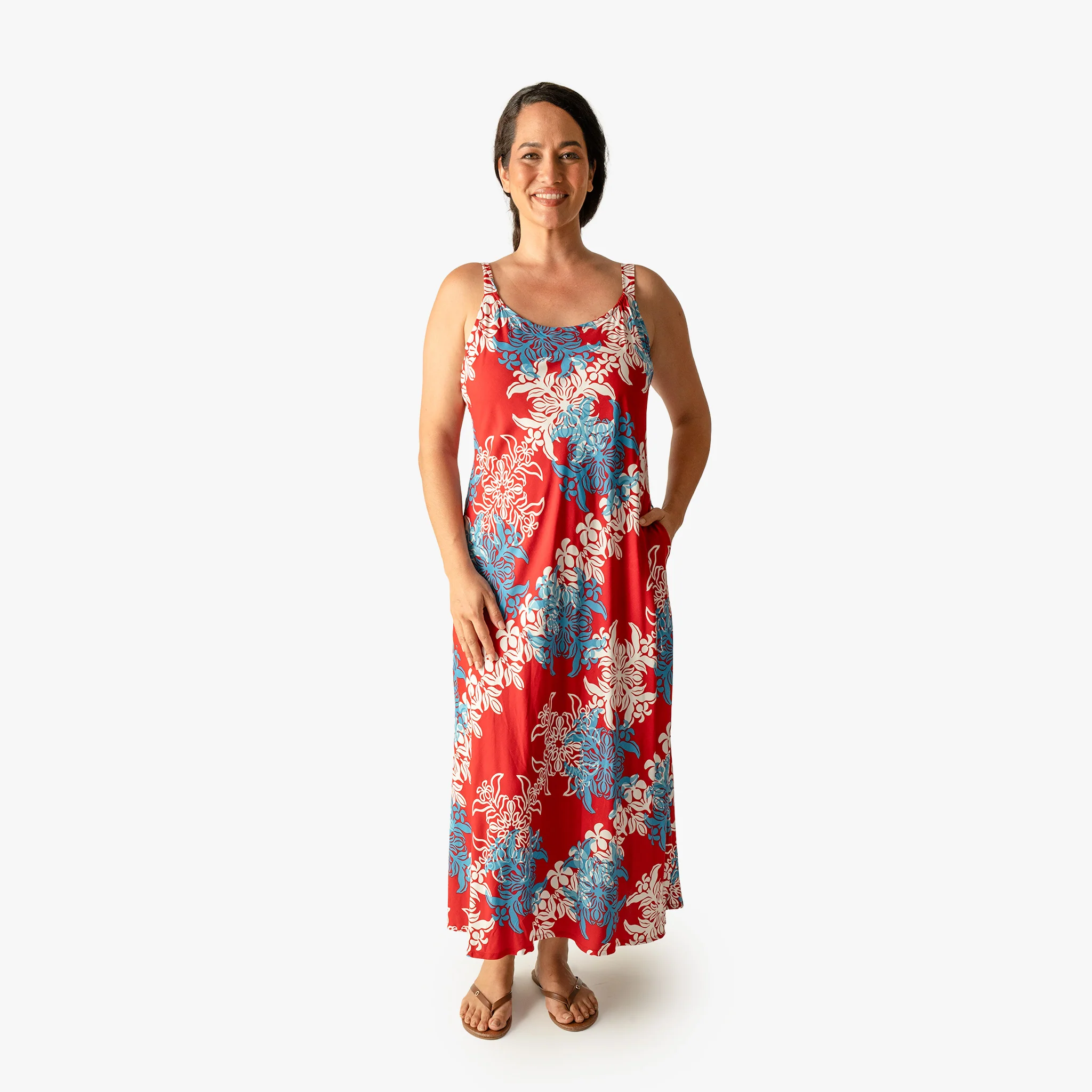 Quilt Panel Long Dress - Image 11