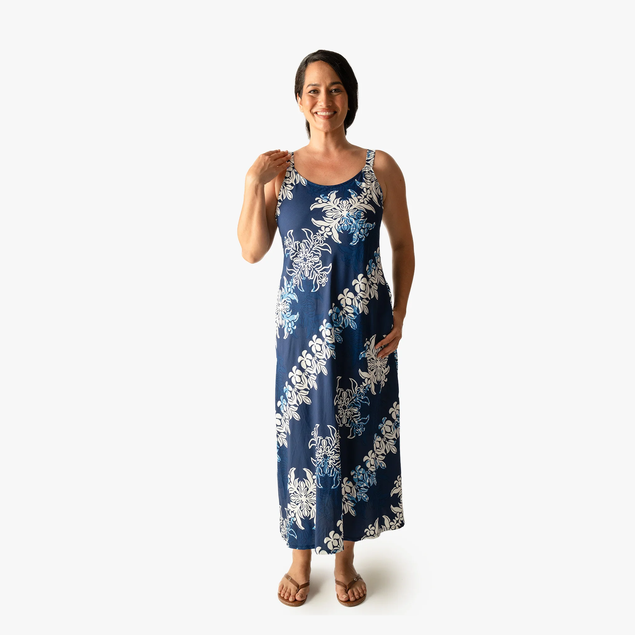 Quilt Panel Long Dress - Image 13