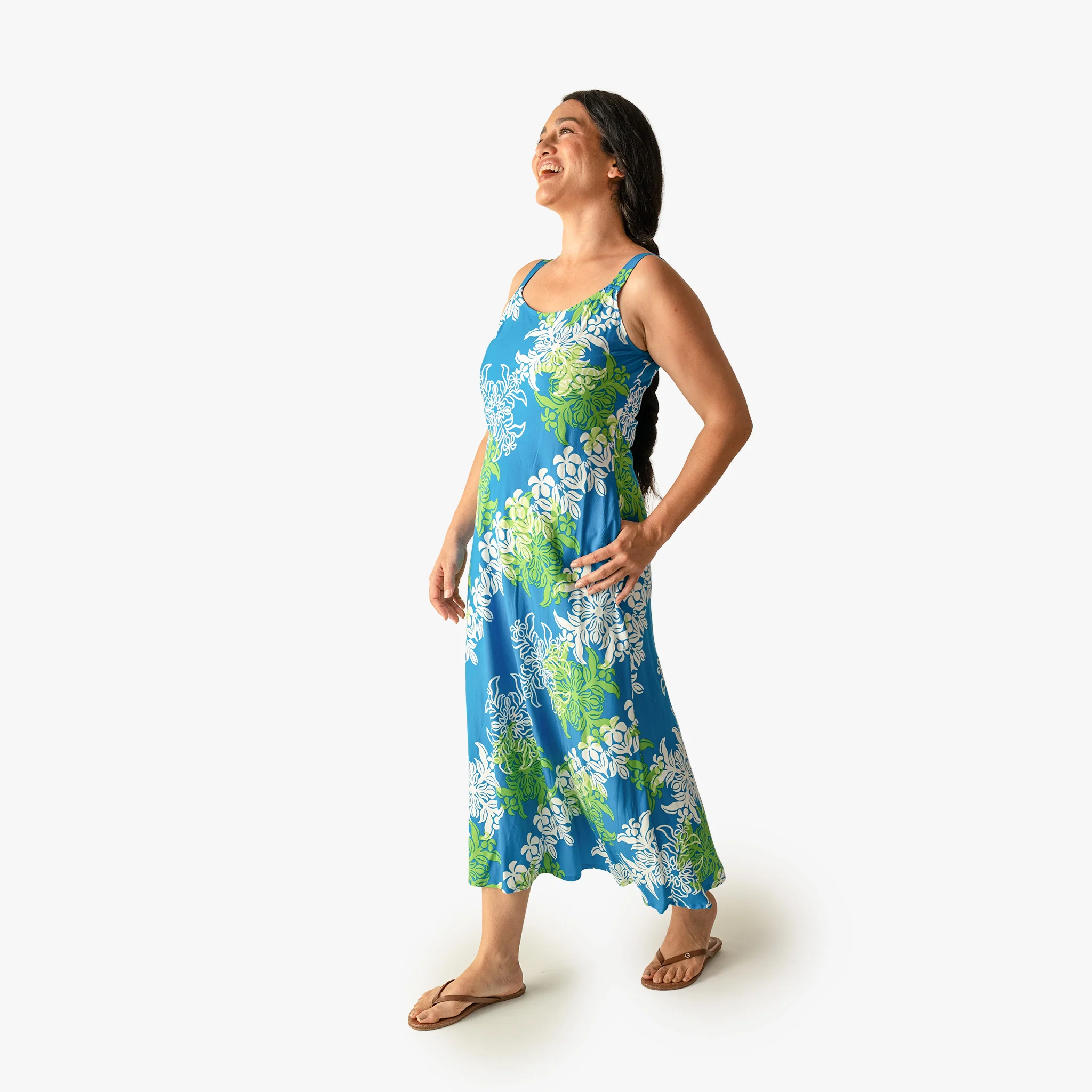 Quilt Panel Long Dress - Image 2