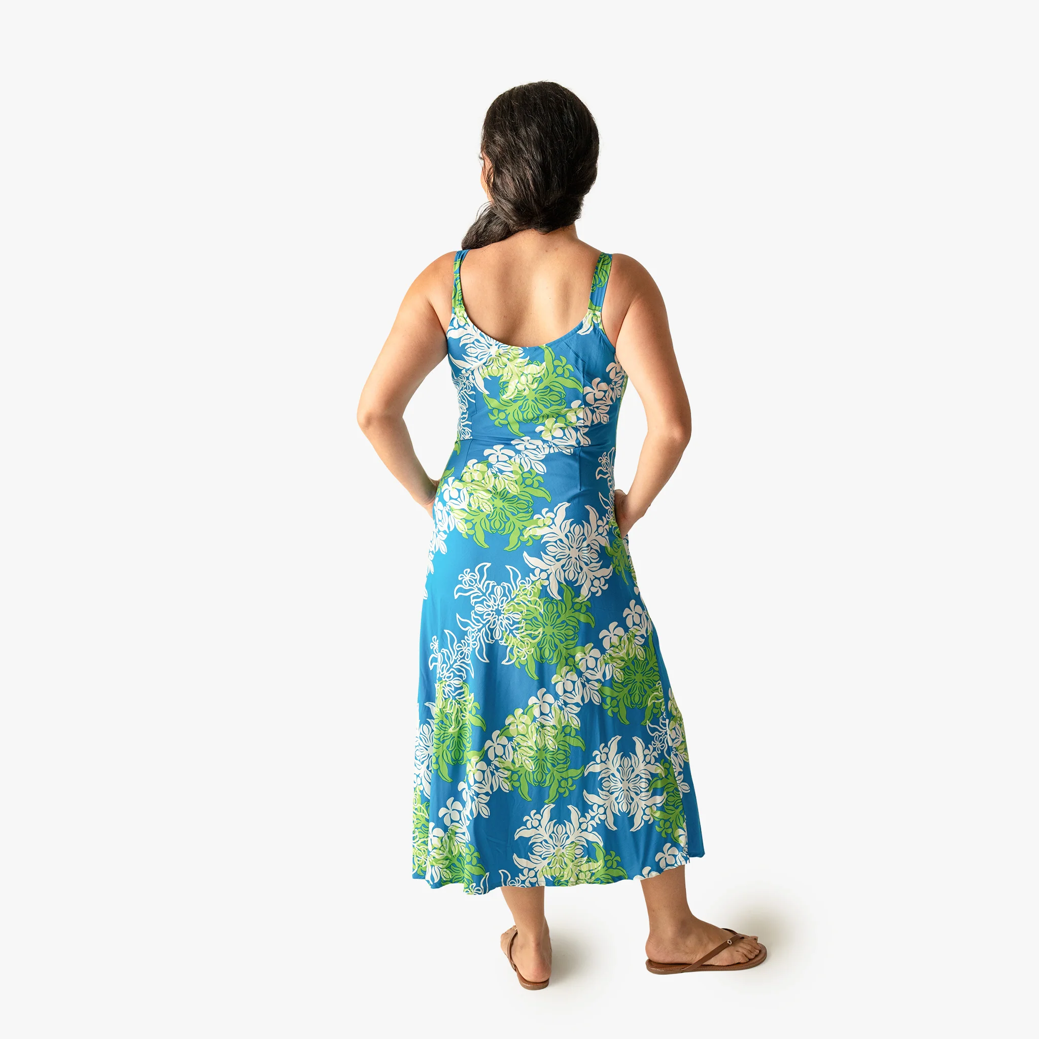 Quilt Panel Long Dress - Image 3