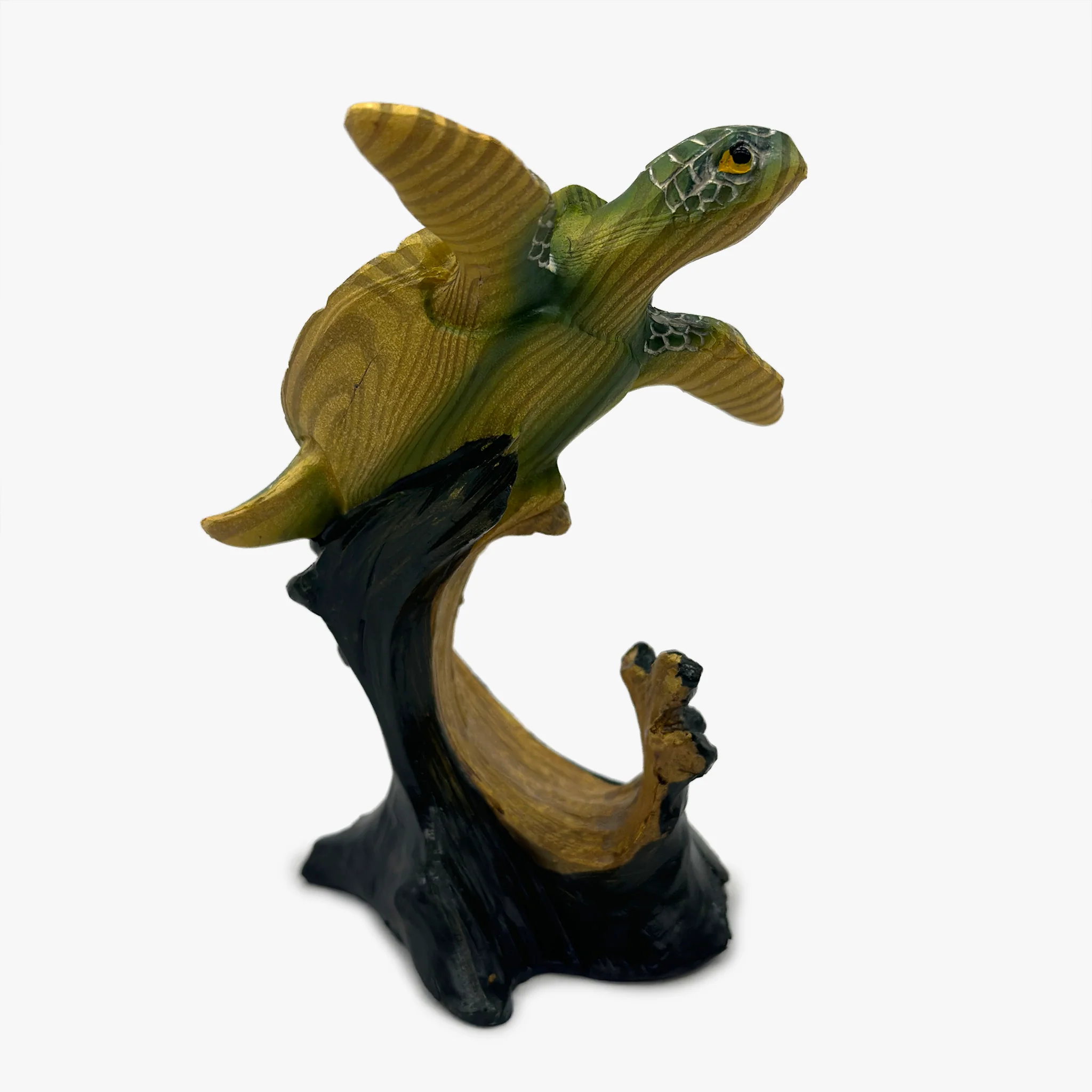 Sea Turtle Carving with Stand - Image 2