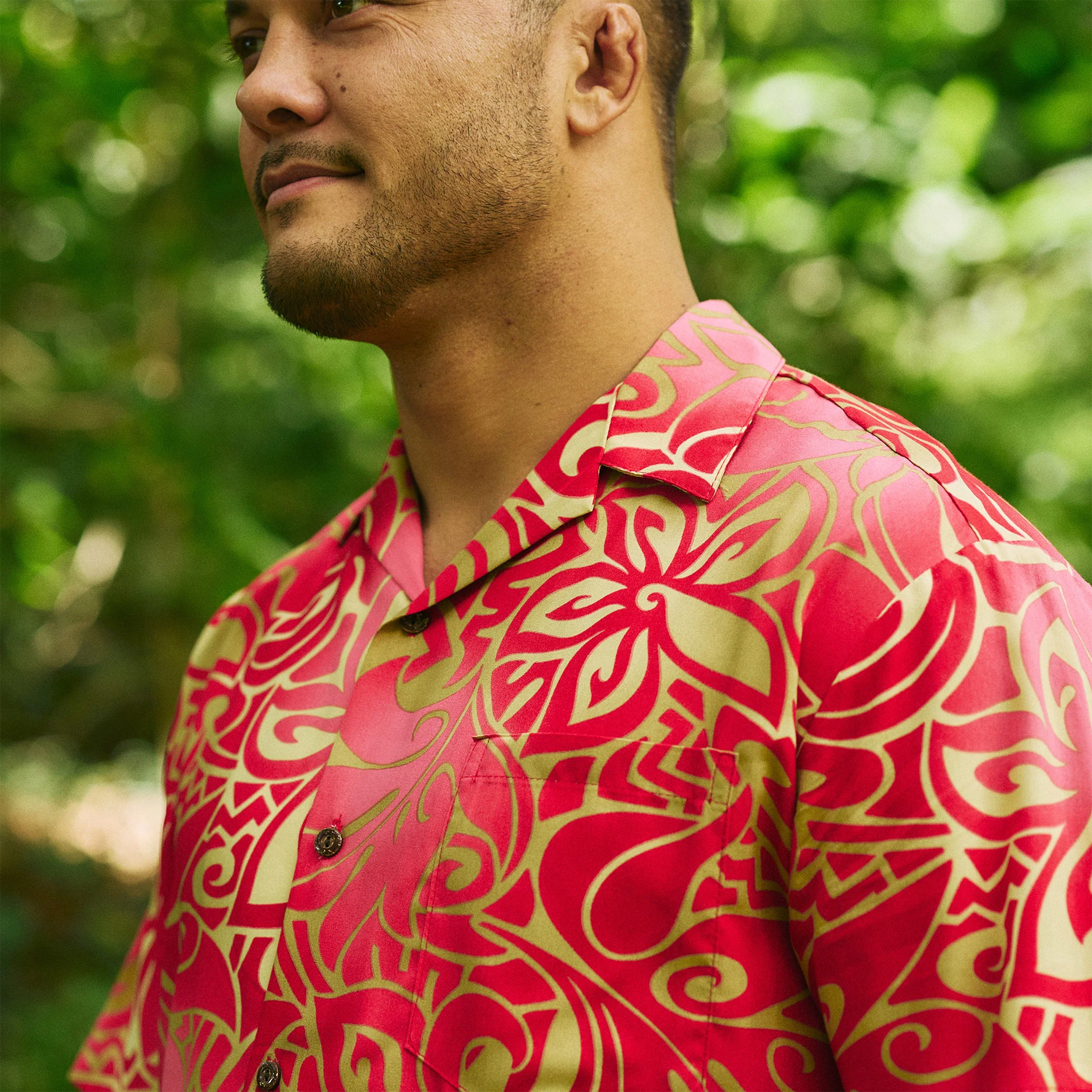 Tribal Tiare Aloha Shirt - Image 10