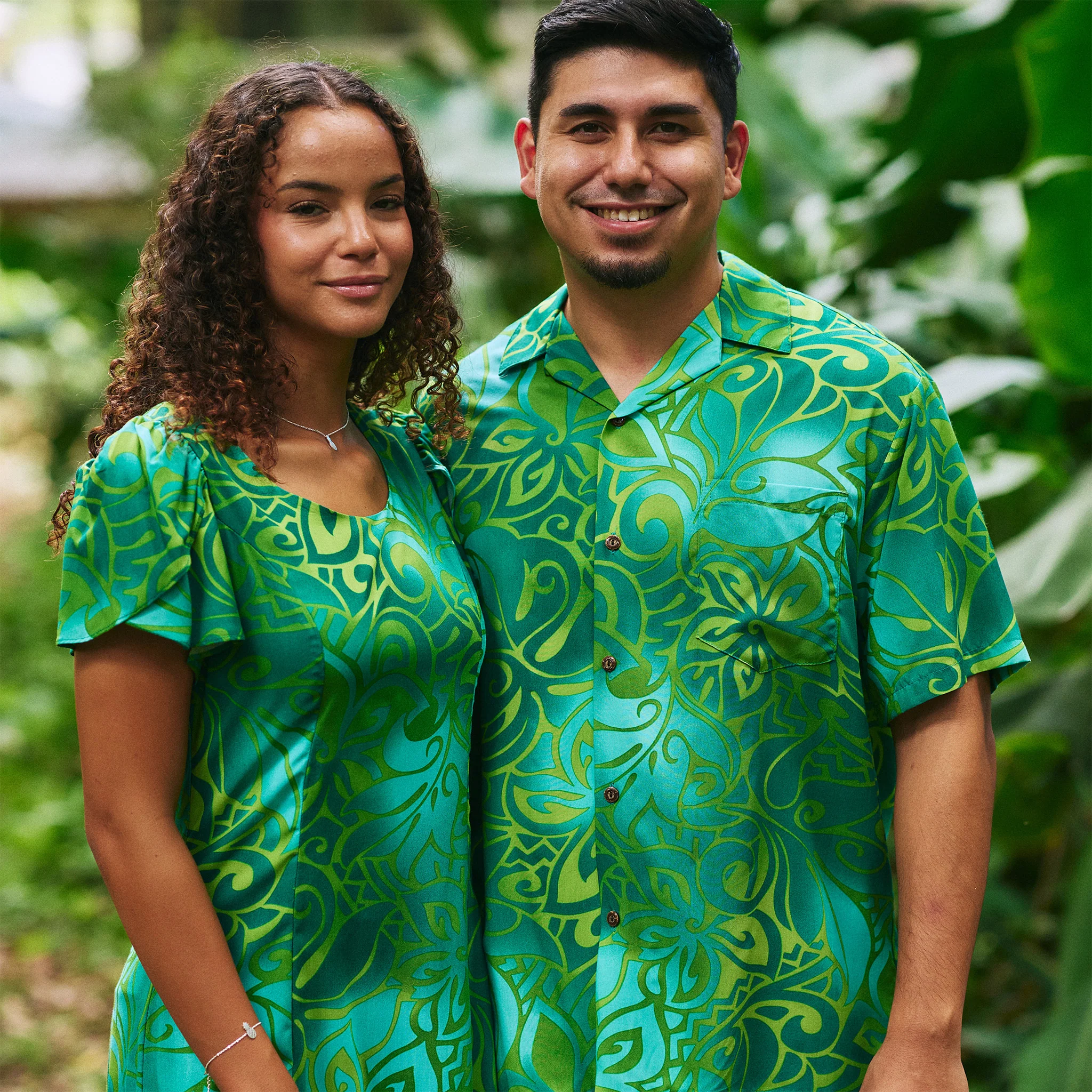 Tribal Tiare Aloha Shirt - Image 2