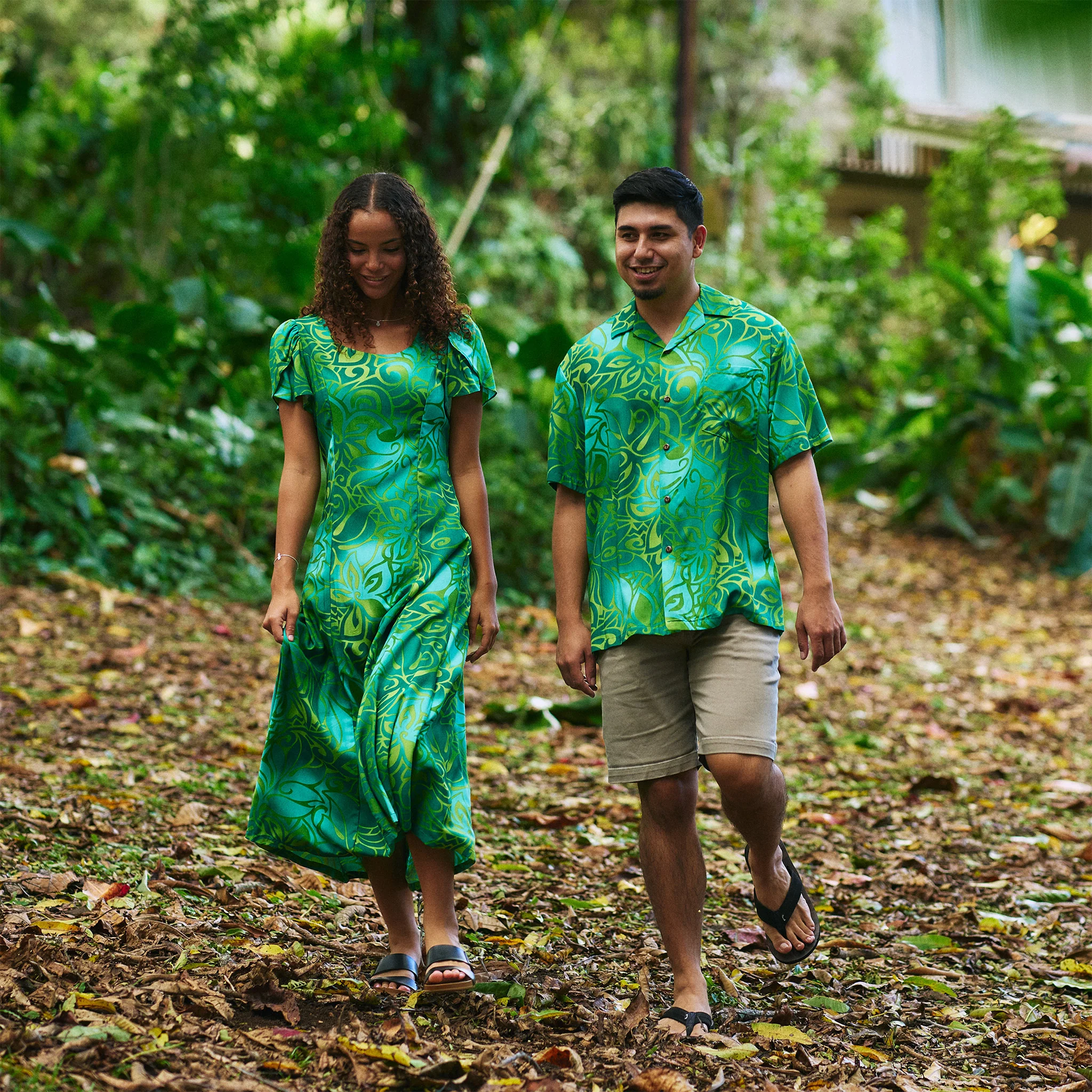 Tribal Tiare Aloha Shirt - Image 3