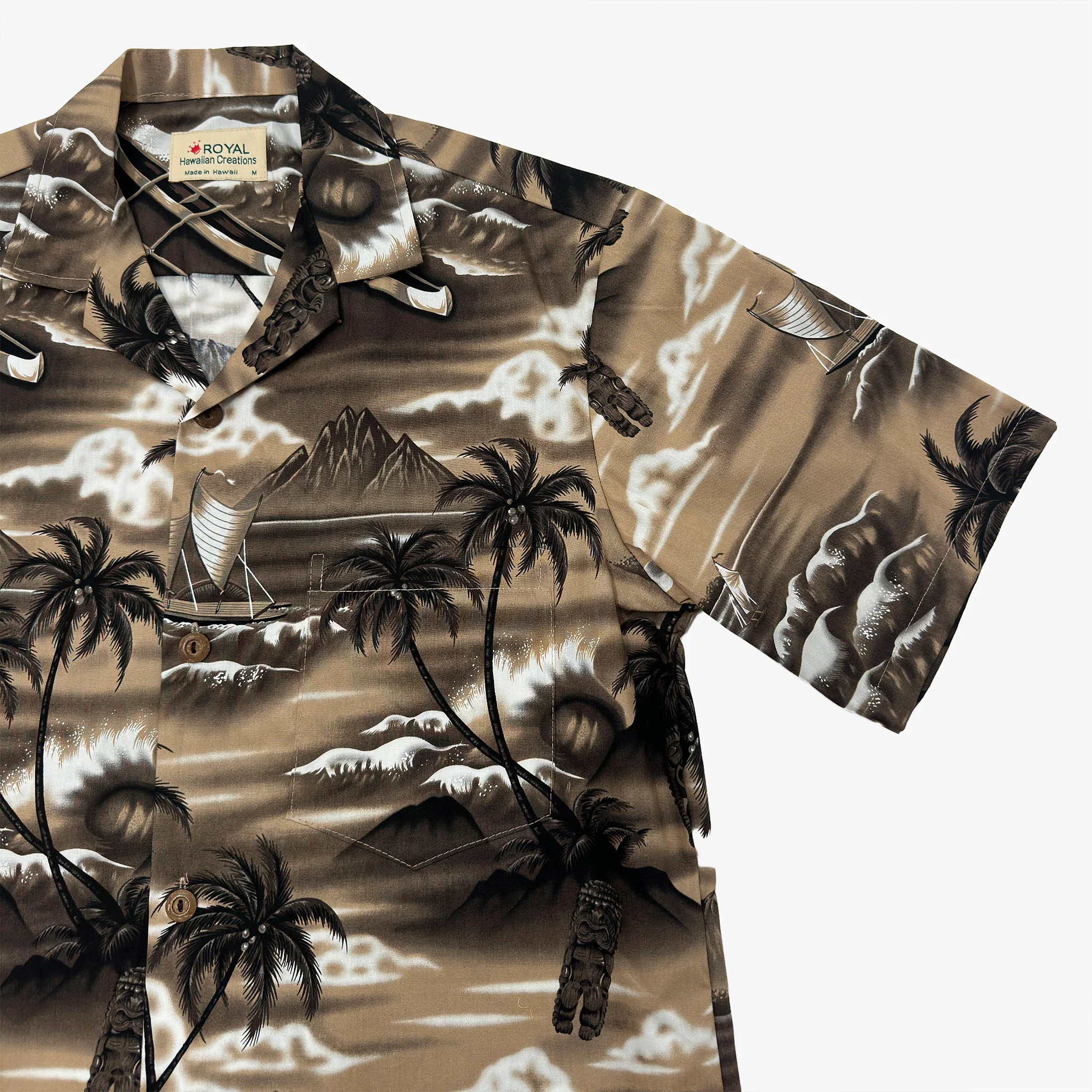 Tiki Waikiki Aloha Shirt - Image 4