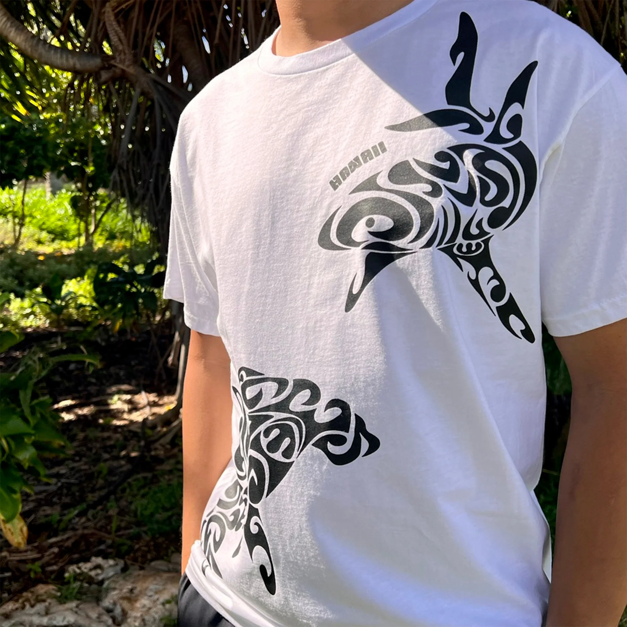 Tribal Shark Tee - Image 4