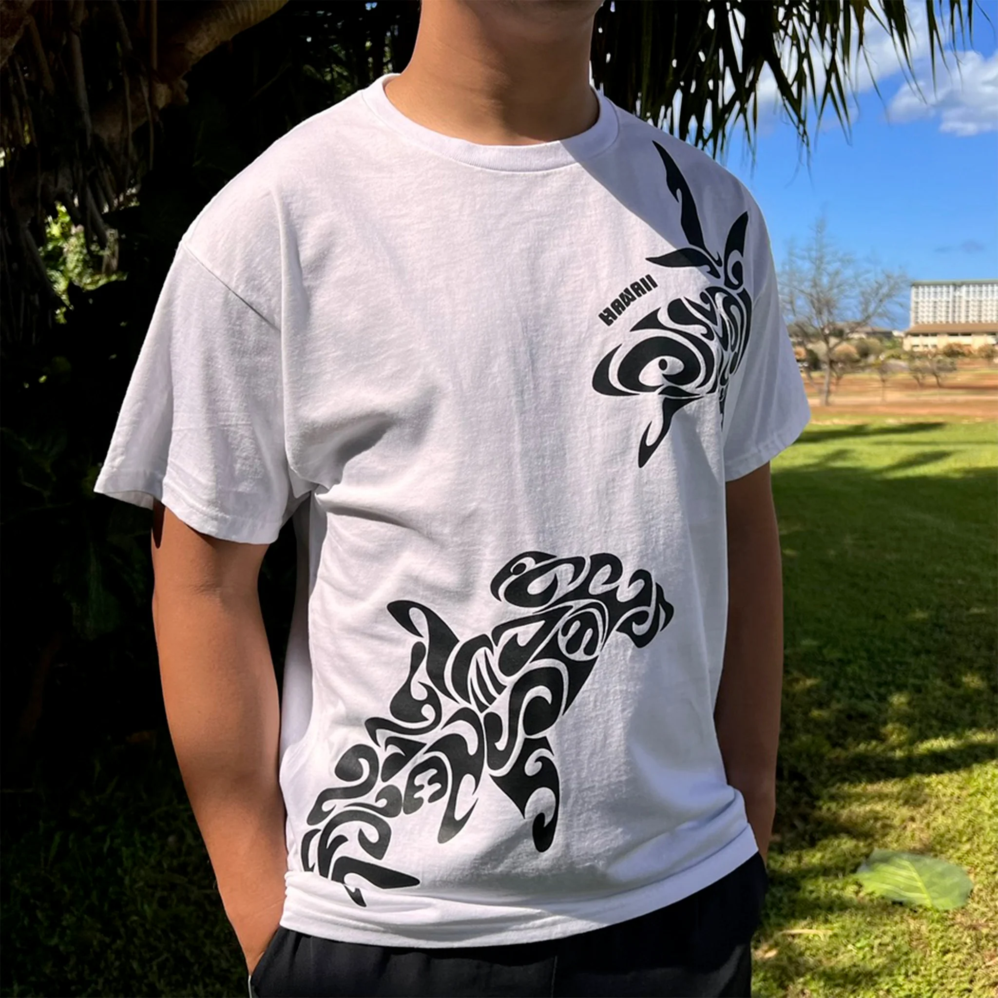 Tribal Shark Tee - Image 5