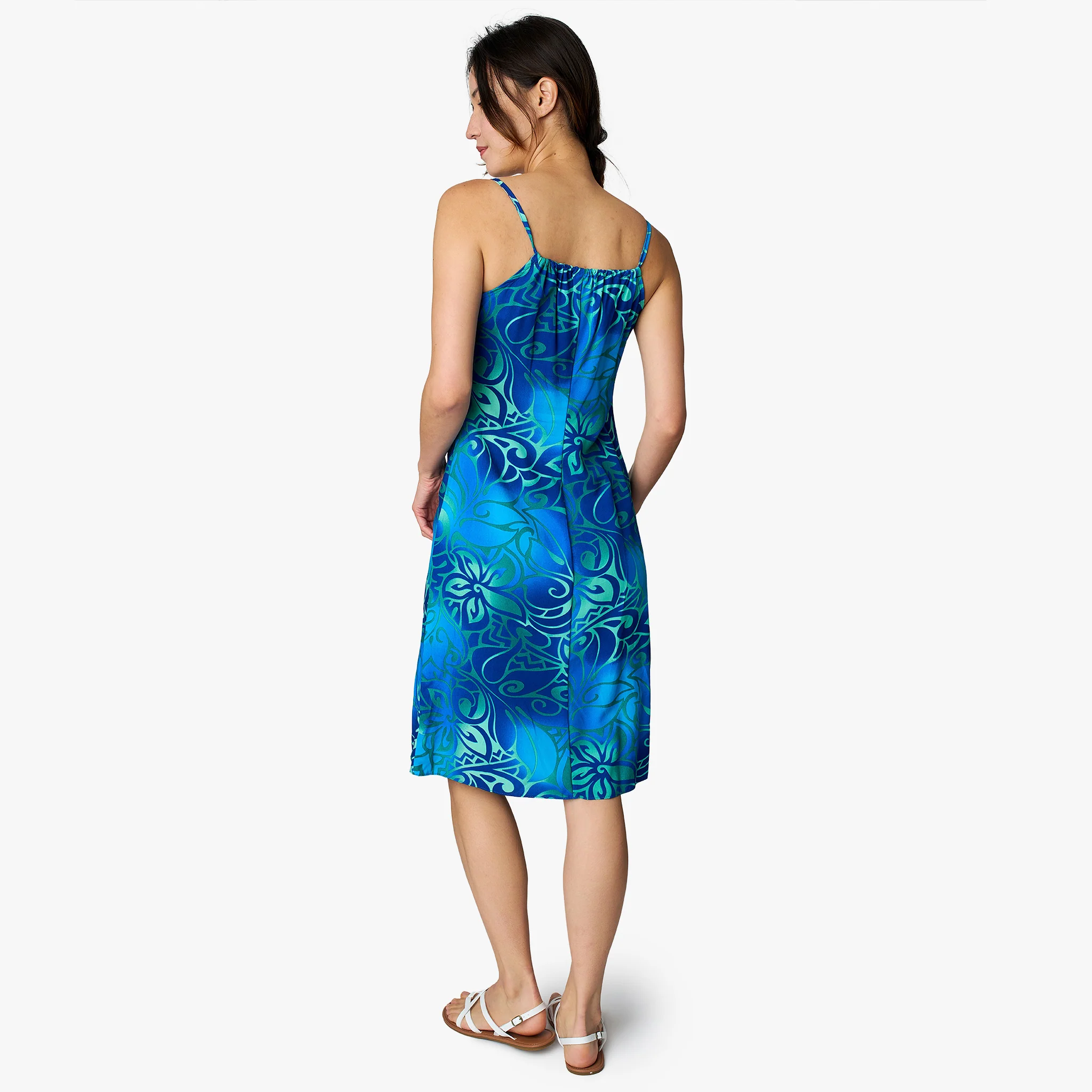 Tribal Tiare Dress with Front Tie Strap - Image 12