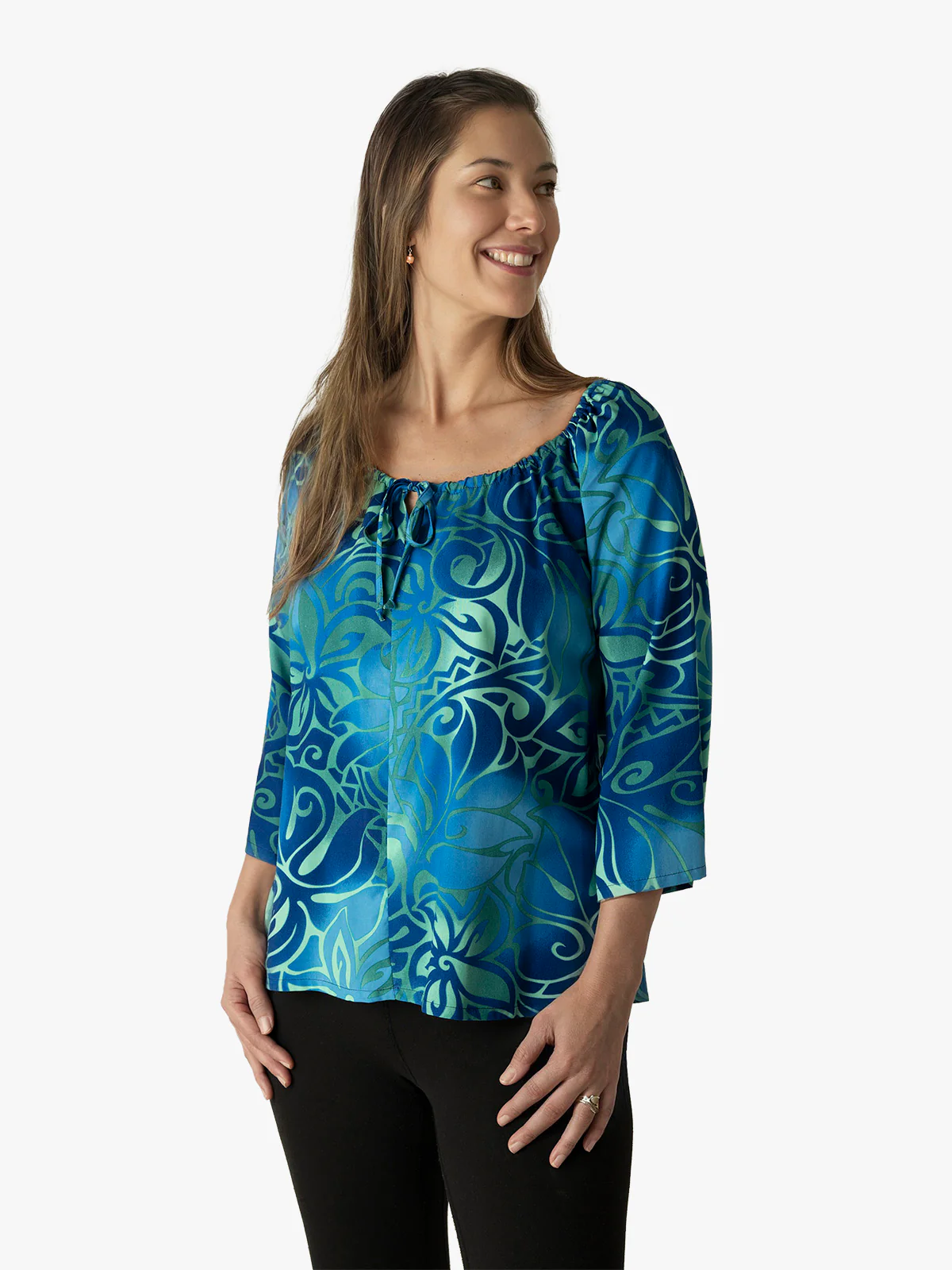 Tribal Tiare Peasant Top - Image 7