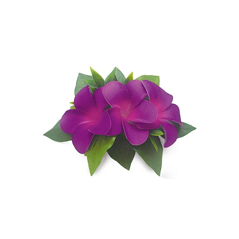 Triple Plumeria Hair Clip - Image 3