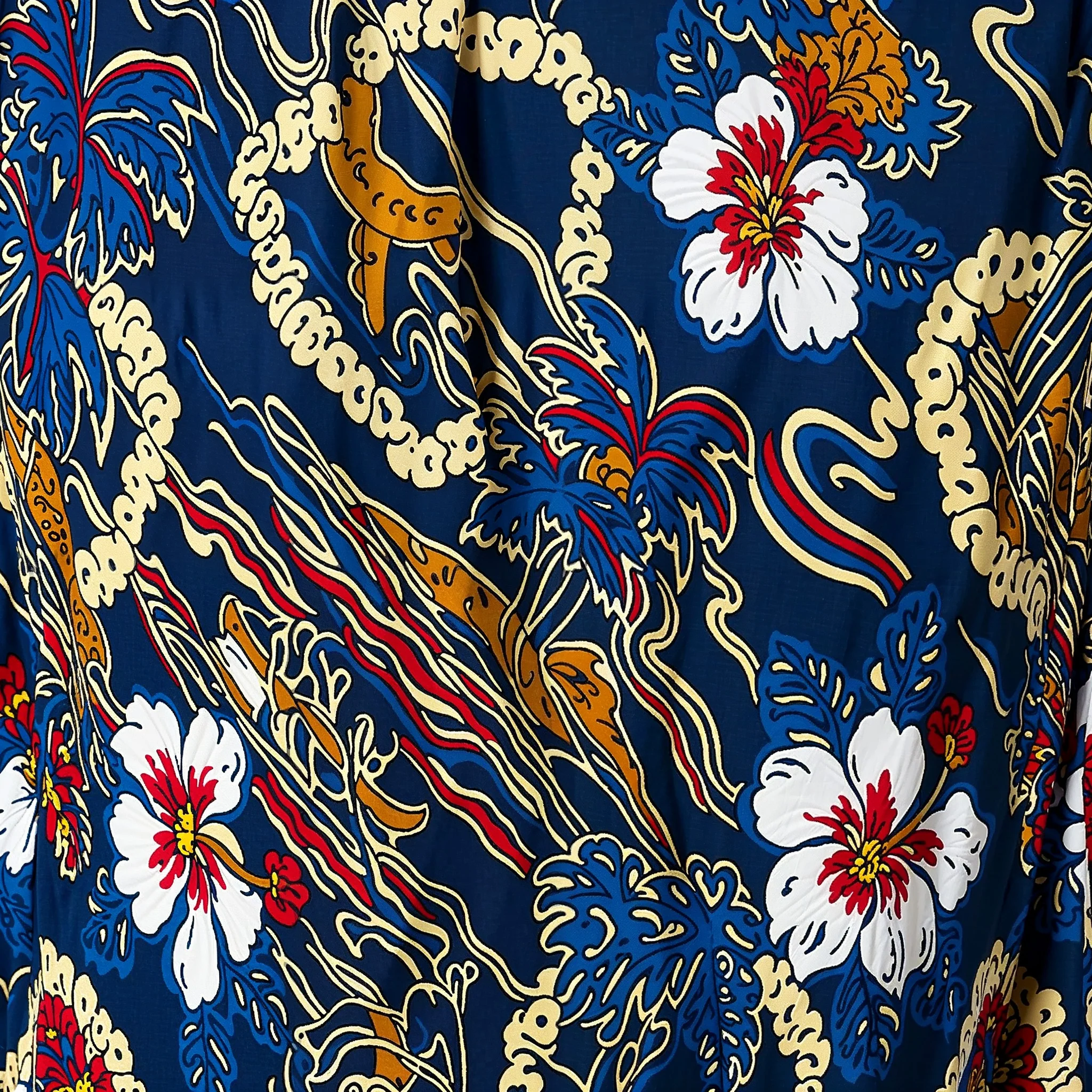 Vintage Scenic Camp Blouse - Image 4