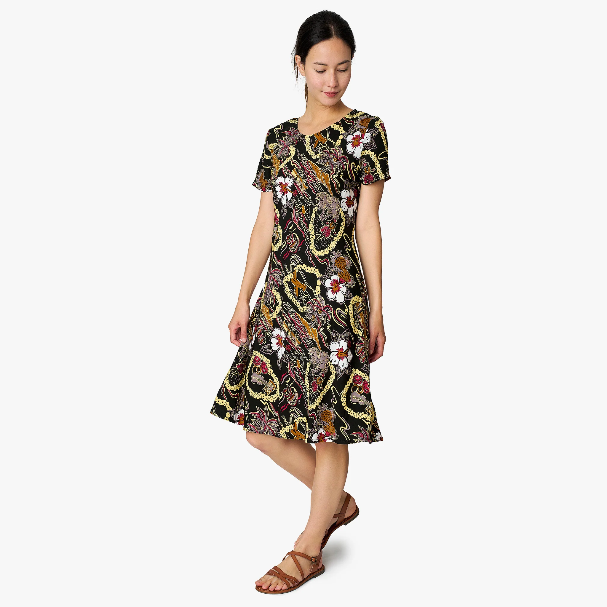 Vintage Scenic Short Dress - Image 7